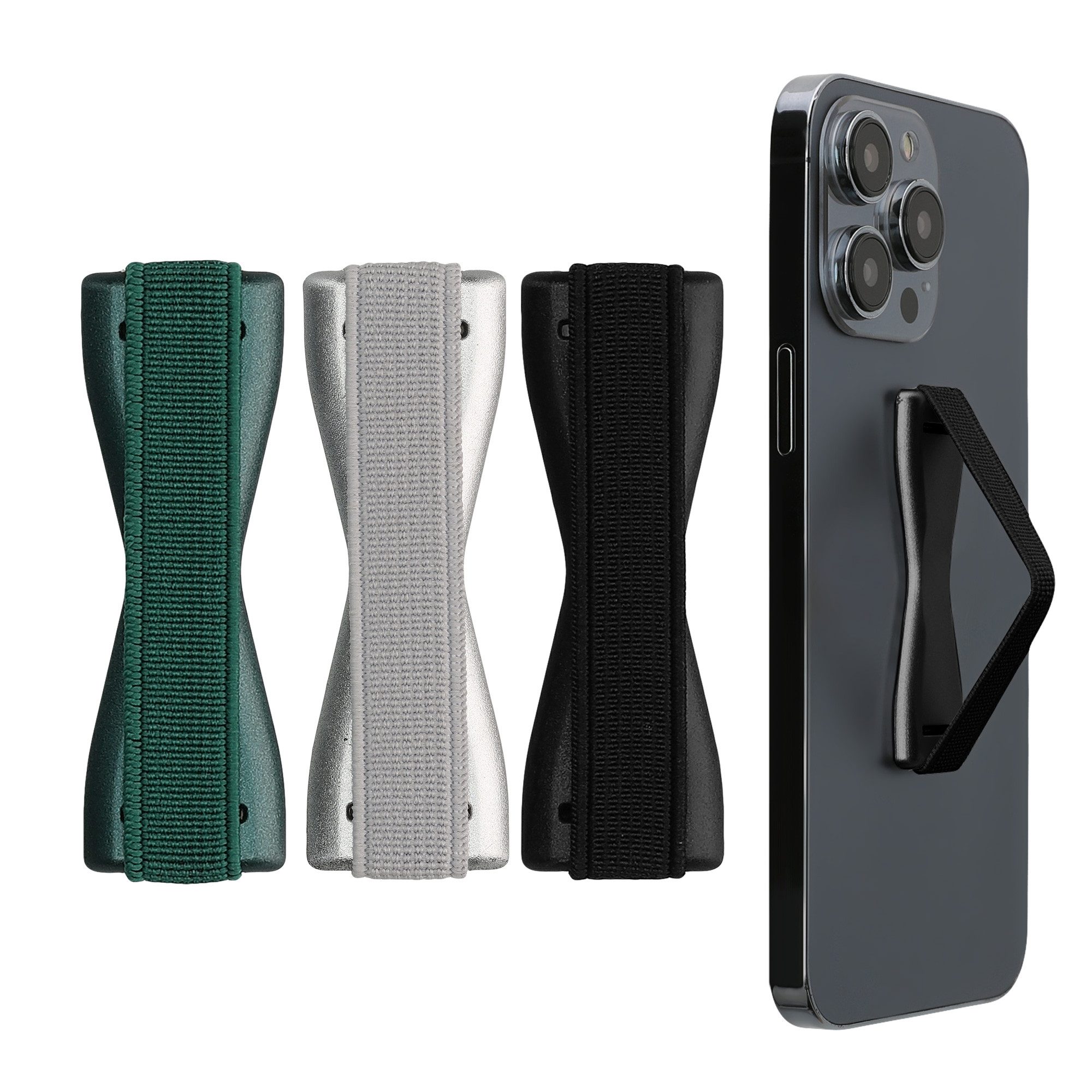 kwmobile Поп-розетки Smartphone Fingerhalter 3 Set, (3-tlg., Handy Halter Griff Halterung Einhandbedienung - 3x Handyhalter)