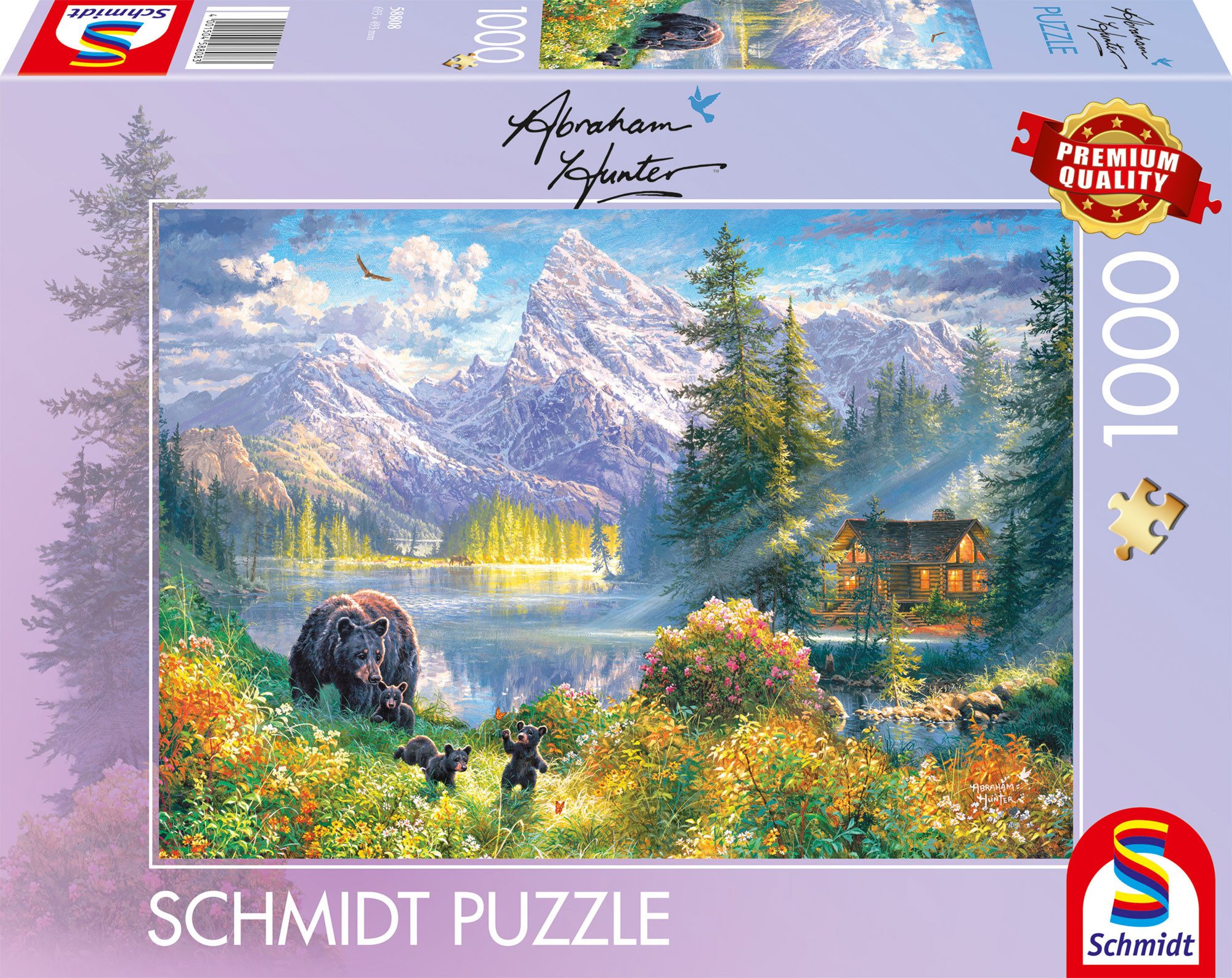 Schmidt Spiele Puzzle Hochland-Idyll, 1000 Puzzleteile, Made in Germany