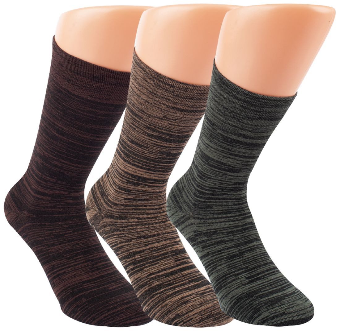 Riese Komfortsocken RS Harmony Melange Bambus Socken “Bambus” (3er Pack) (Packung, 3 Paar) Softrand extra weich