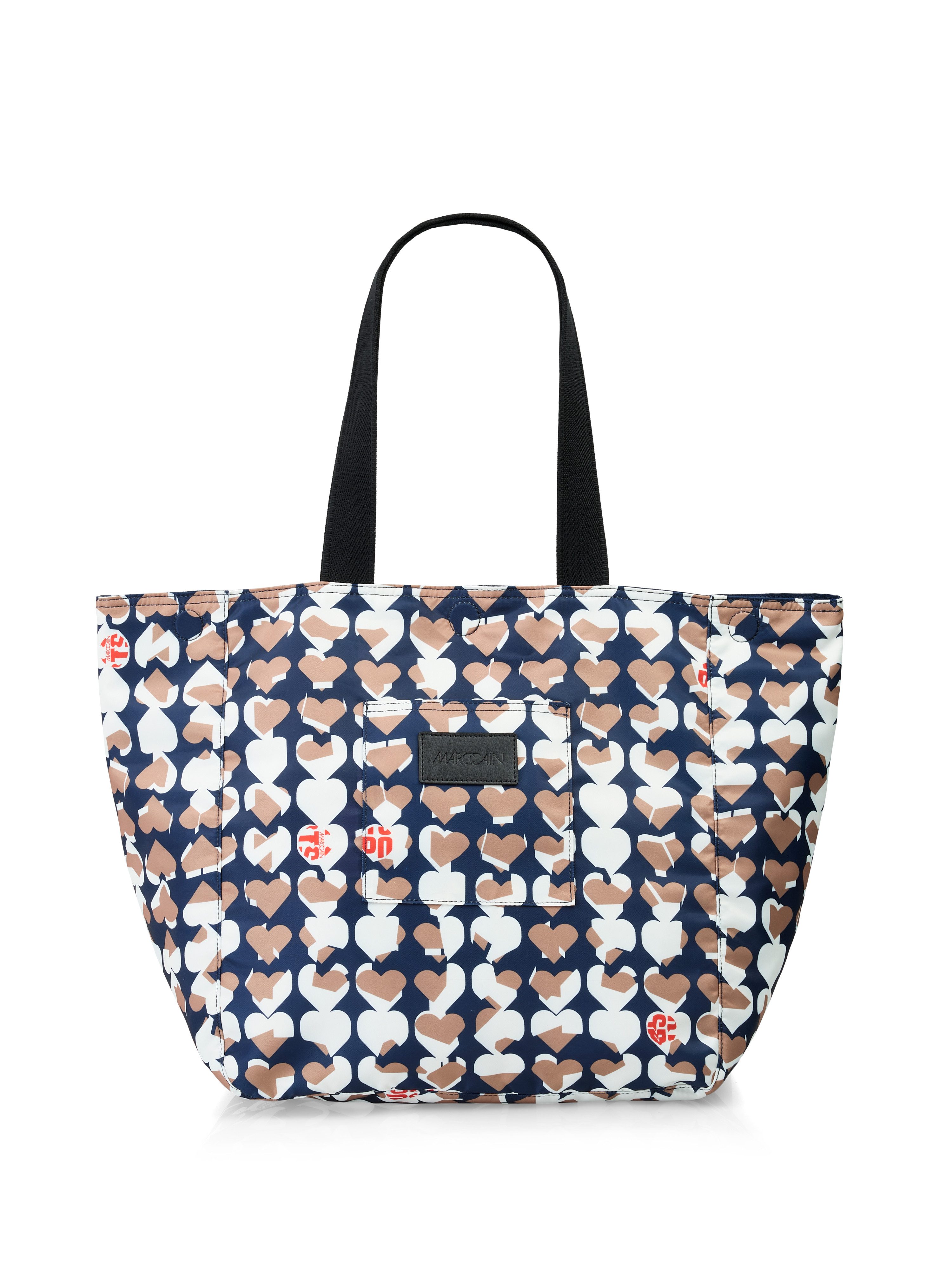 Marc Cain Shopper, Schultertasche, Sporttasche mit auffälligem Print