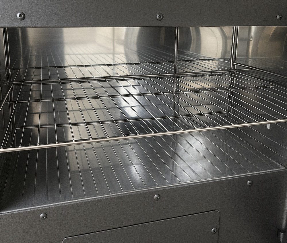 TRGO Gartenkamin Outdoor-Küchenofen Außenküche Holzherd Modell Forno - gussgrau – Bild 4 von 5