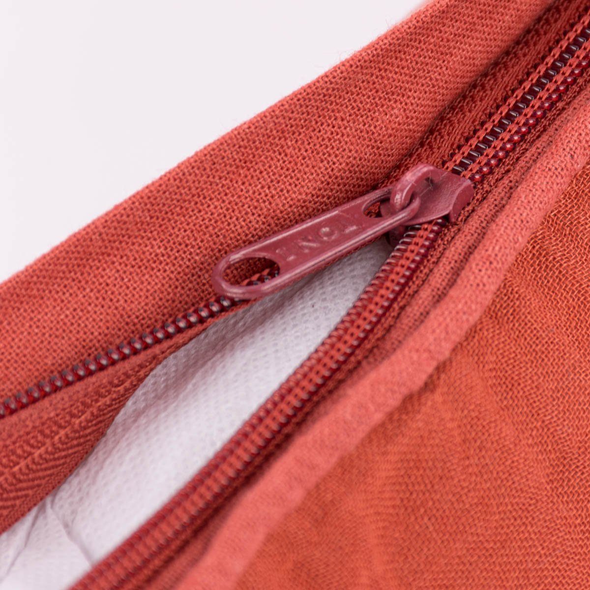 SCHÖNER LEBEN. Dekokissen Deko Kissen Musselin mit Keder uni versch. Farben 45x45cm o. 30x50cm