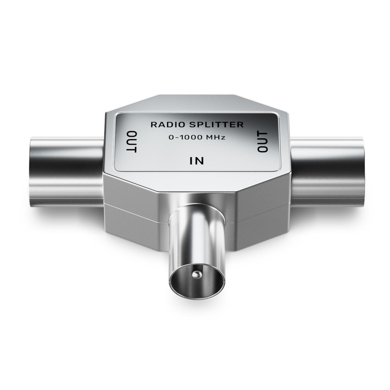 deleyCON deleyCON Radio Antennen Verteiler Zweitgeräte Splitter Kabel Adapter TV-Adapter