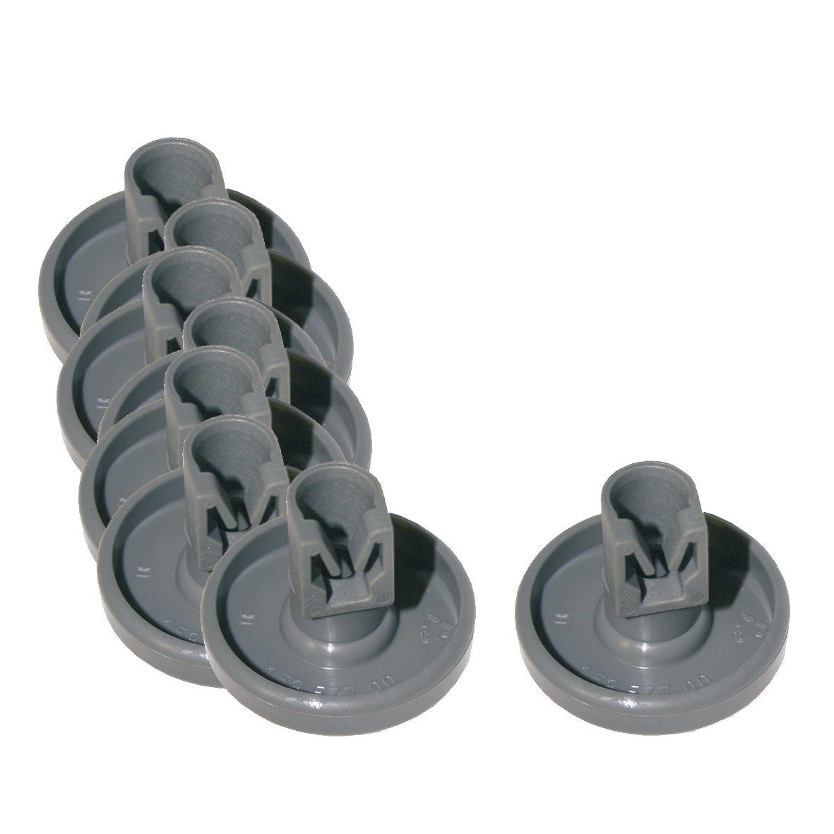 easyPART Geschirrspüleinsatz wie Electrolux 50286965004 8x Korbrolle Rad, Spülmaschine / Geschirrspüler