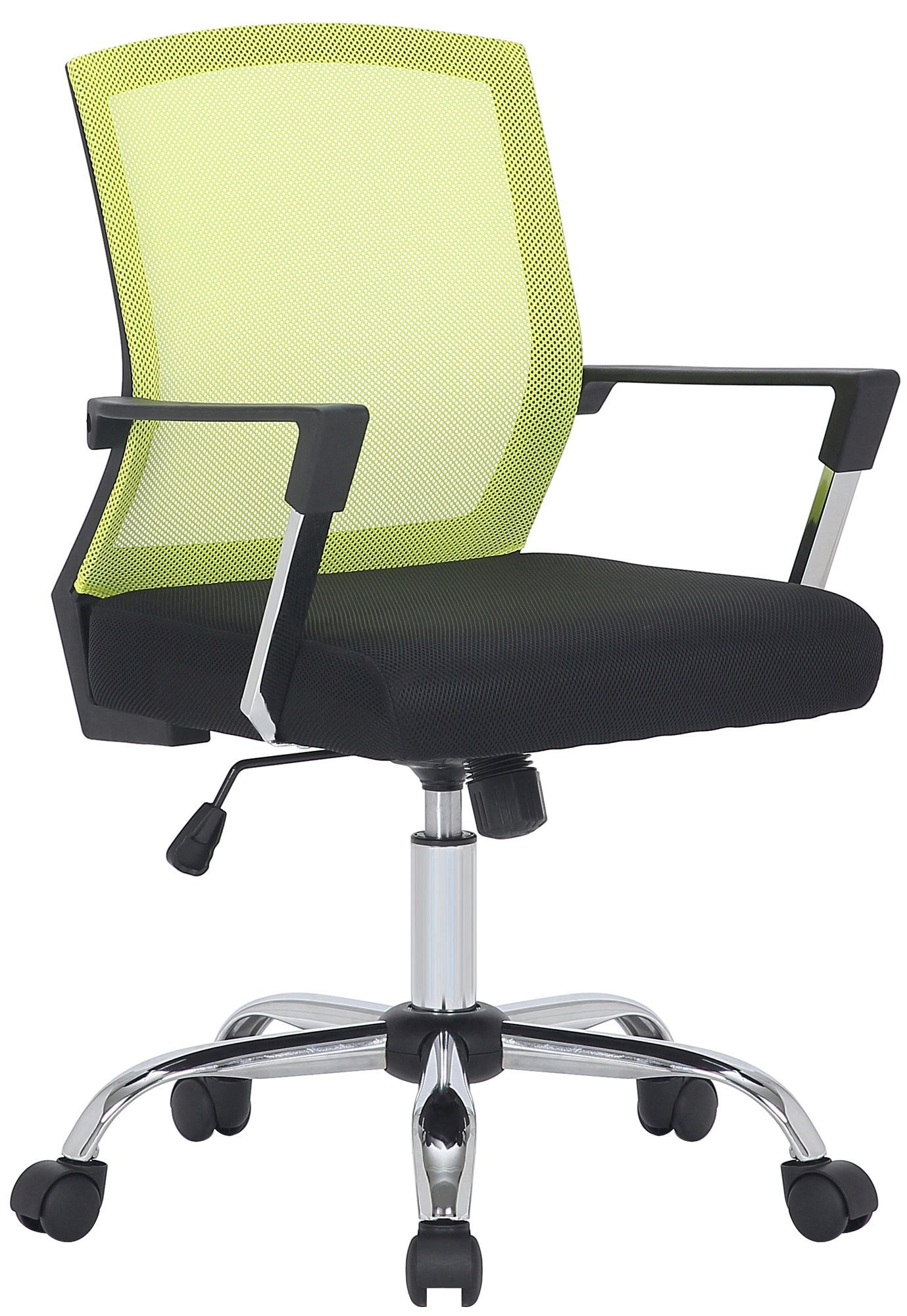CLP Schreibtischstuhl Mableton, höhenverstellbar und drehbar schwarz/grün