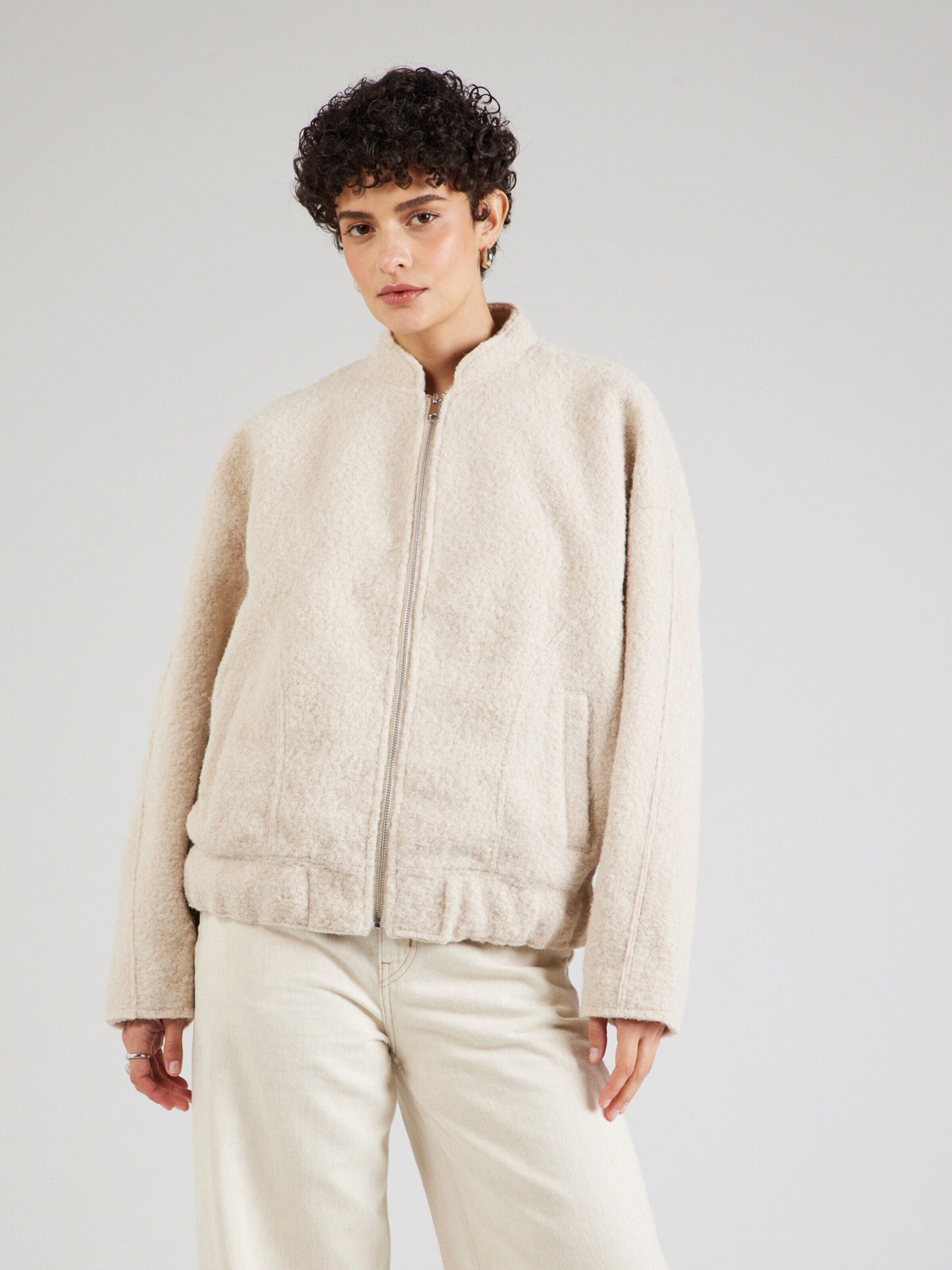 Vila Bomberjacke Aus Spitze VIOLINE | Damen Jacke Mit Reißverschluss