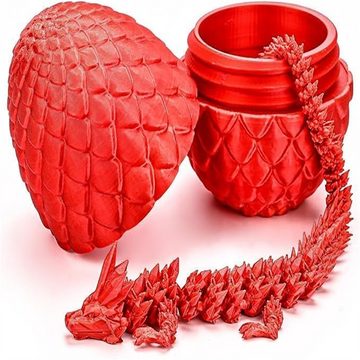XDeer Spielturm-Spielzeugset 3D gedruckte Dracheneier Shenron Kristalldrache Drache, Unzipped Desktop Spielzeug Dekoration