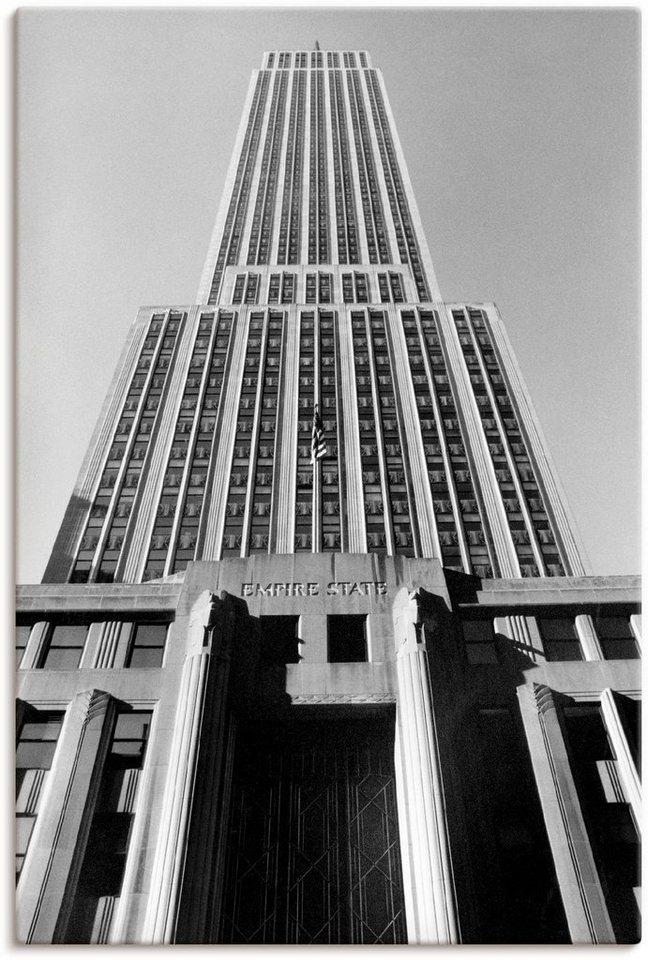 Artland Wandbild »Empire State Building I«, Gebäude (1 Stück), in vielen Größen & Produktarten - Alubild / Outdoorbild für den Außenbereich, Leinwandbild, Poster, Wandaufkleber / Wandtattoo auch für Badezimmer geeignet-HomeTrends