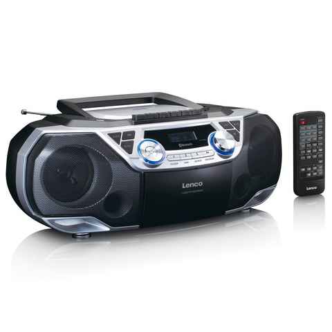 Lenco SCD-120SI Tragbarer Radio-CD-Player Bluetooth Radio (FM-Tuner, 6 W)