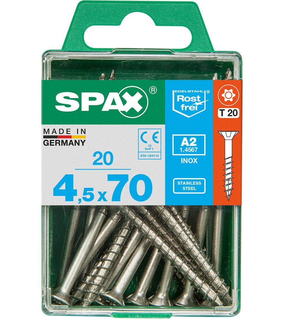 SPAX Holzbauschraube Spax Universalschrauben 4.5 x 70 mm TX 20 - 20