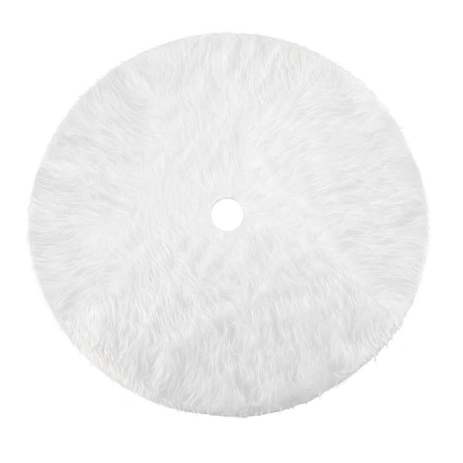 LuxusKollektion Weihnachtsbaumdecke Weihnachtsbaumdecke Plüsch 122cm