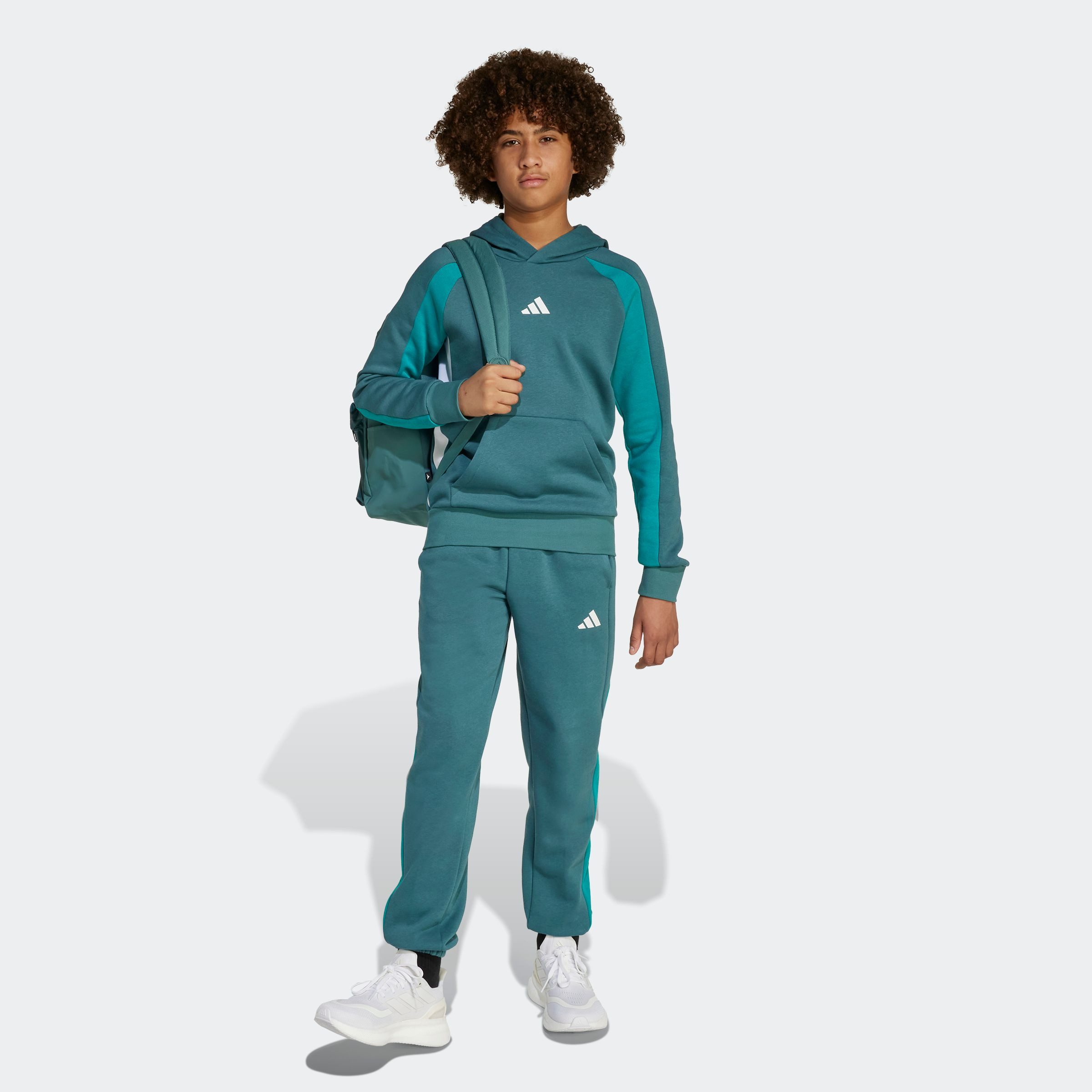 adidas Sportswear Kapuzensweatshirt SEASONAL ESSENTIALS COLORBLOCK KIDS HOODIE
