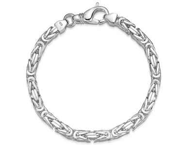 Silberkettenstore Königskette »Königskette Armband 6mm, 925Silber 18-25cm«