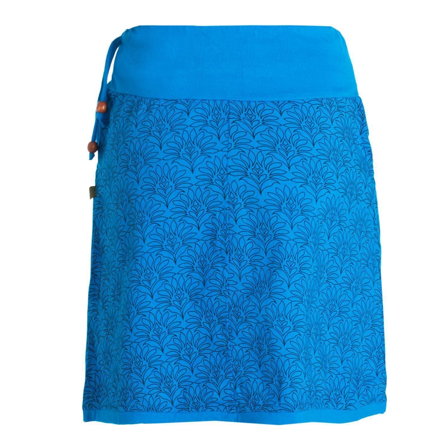Vishes Minirock Baumwolle Blumen-Muster extra breiter günstig online kaufen