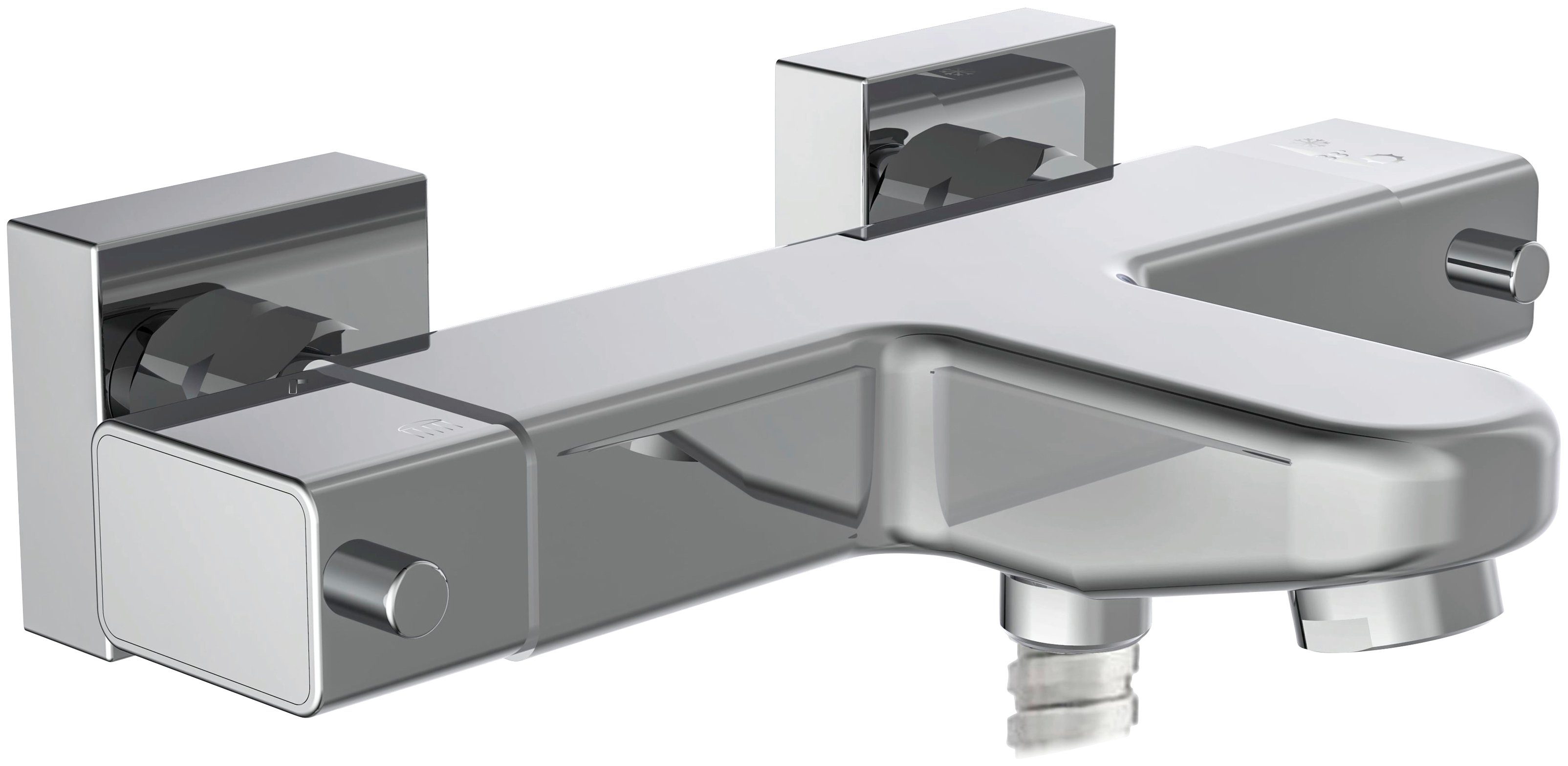 Schütte Wannenarmatur Signo Mischbatterie Badewanne, Wasserhahn Bad, Wannenarmatur in Chrom