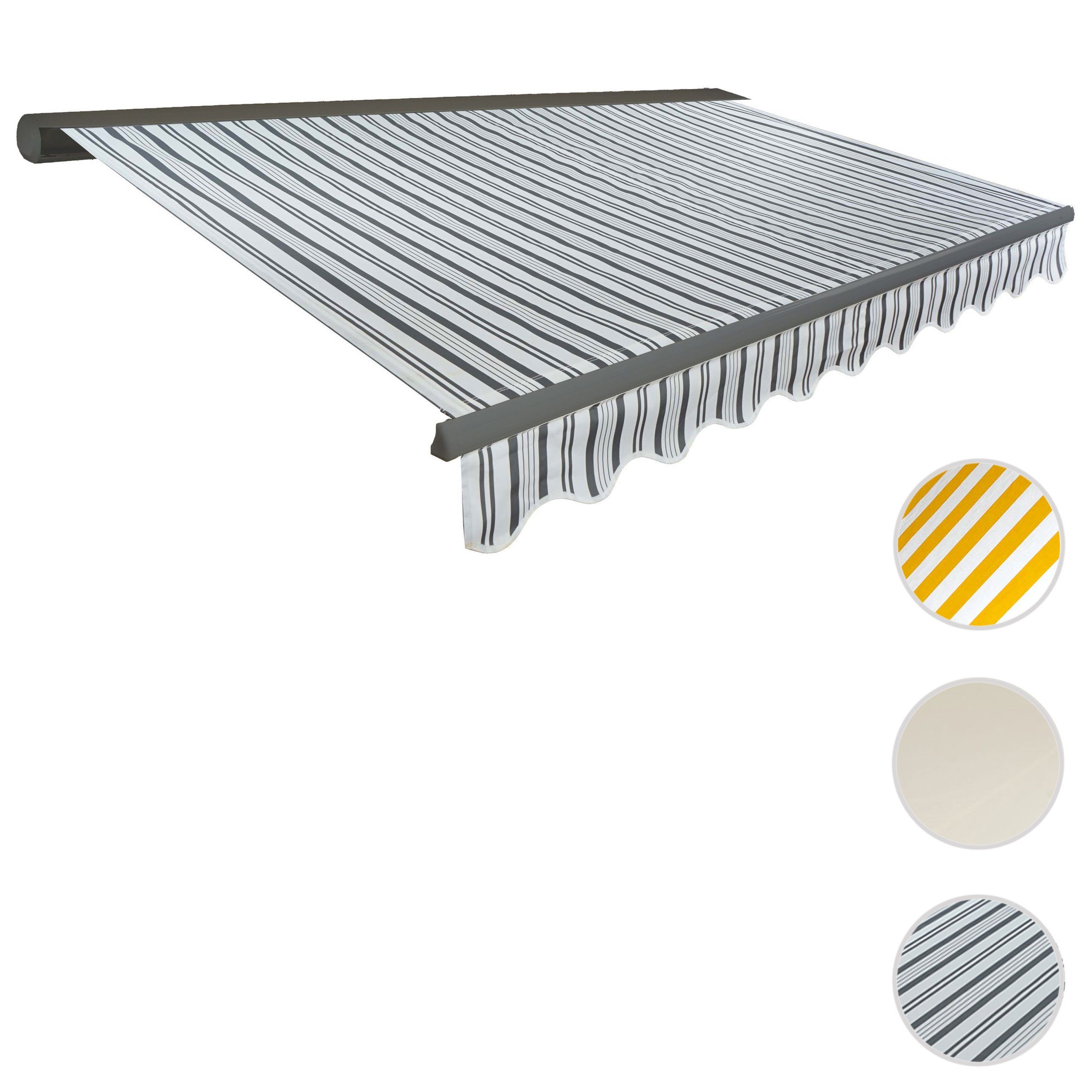 MCW Kassettenmarkise H122-4x3-V Elektrische Kassetten-Markise, Markise günstig online kaufen