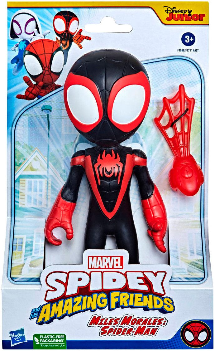 Hasbro Spielfigur Spidey and His Amazing Friends, große Miles Morales: Spider-Man Figur