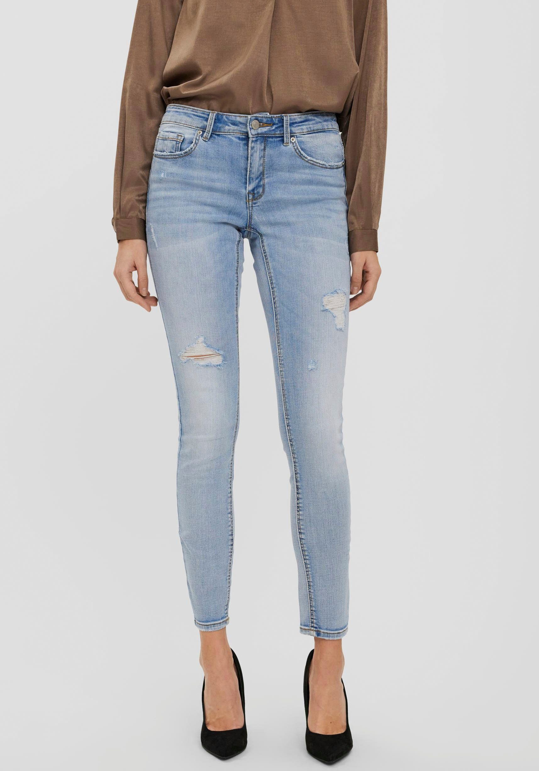 Vero Moda Skinny-fit-Jeans VMLYDIA LR SKINNY DEST J LI367