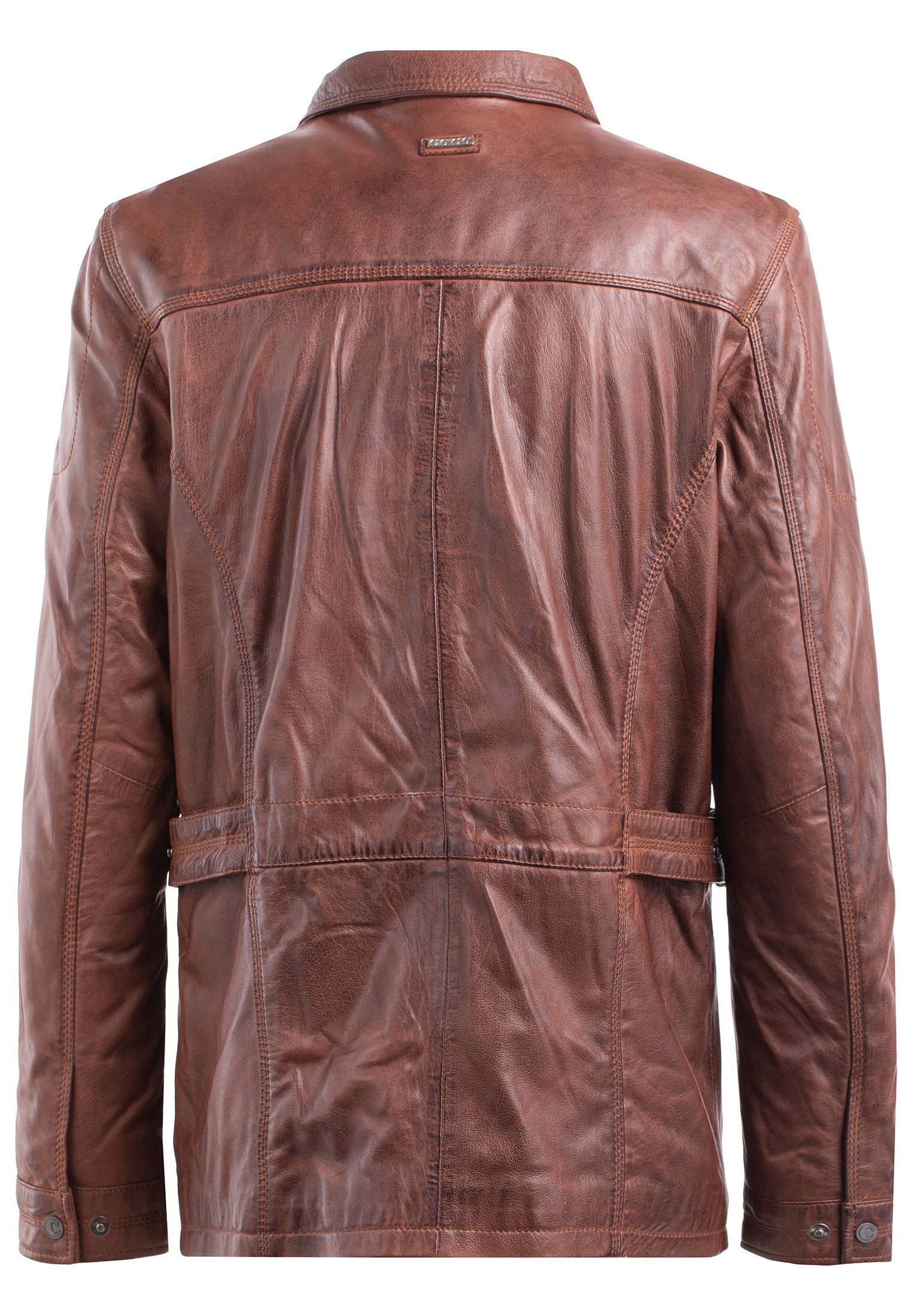 CBL Lederjacke MQ-45434 im sportlichen Look günstig online kaufen