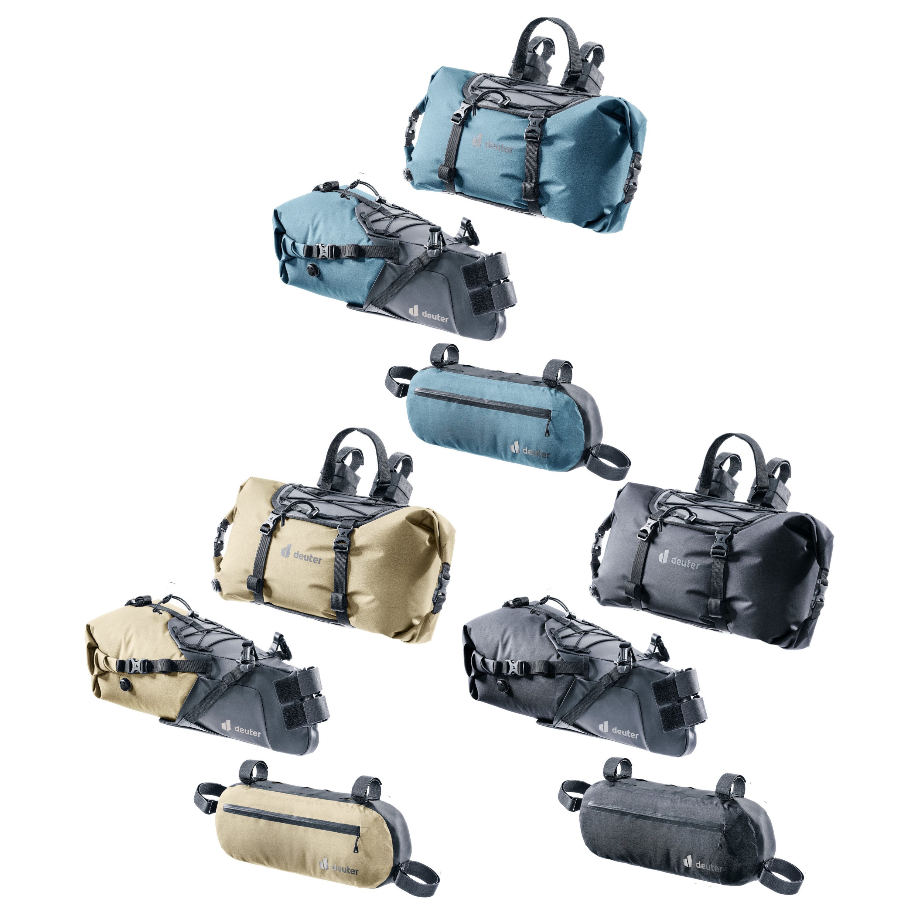 deuter Fahrradtasche Taschenset Cabezon Plus Lenkertasche, Satteltasche, Rahmentasche
