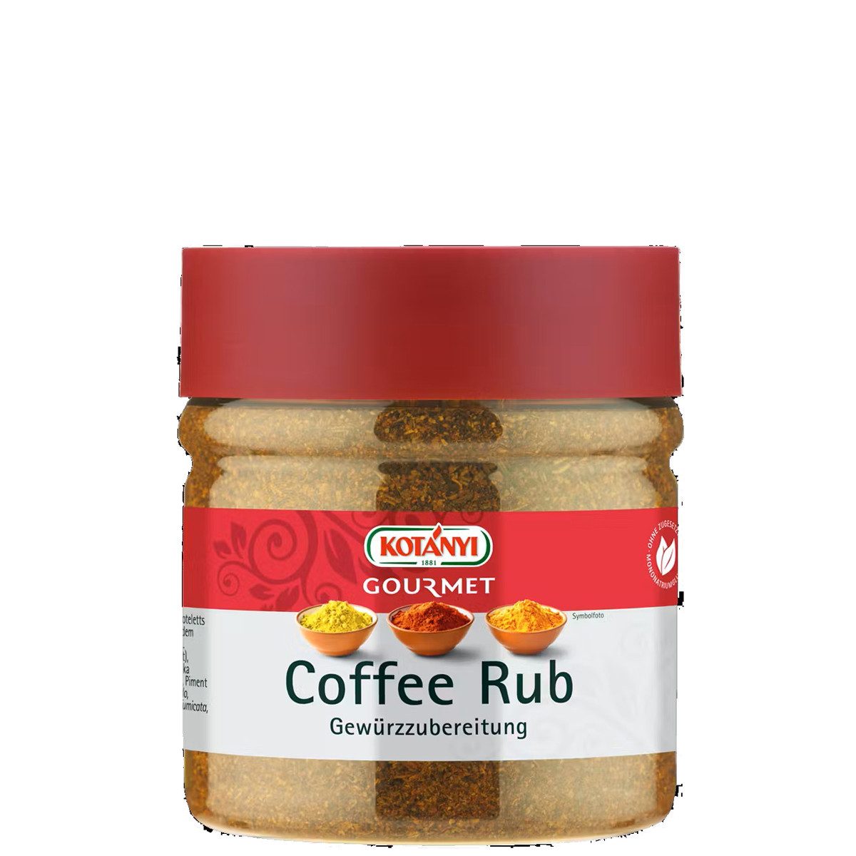 KOTANYI Gewürz, Kotanyi Coffee Rub Gewürzzubereitung mit Kaffee und Paprika 210g