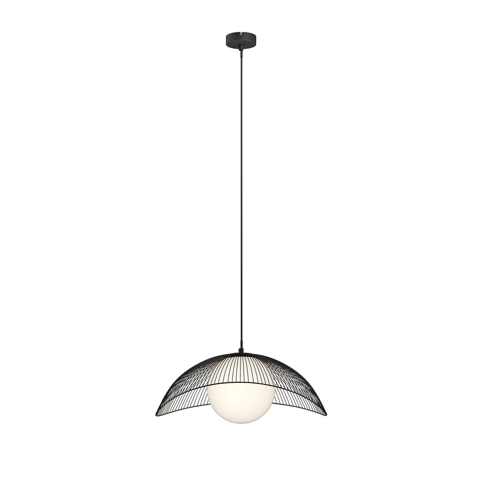 Lindby Hängeleuchte Fabronia, Metall, Schwarz IP20, 1 x 60 W