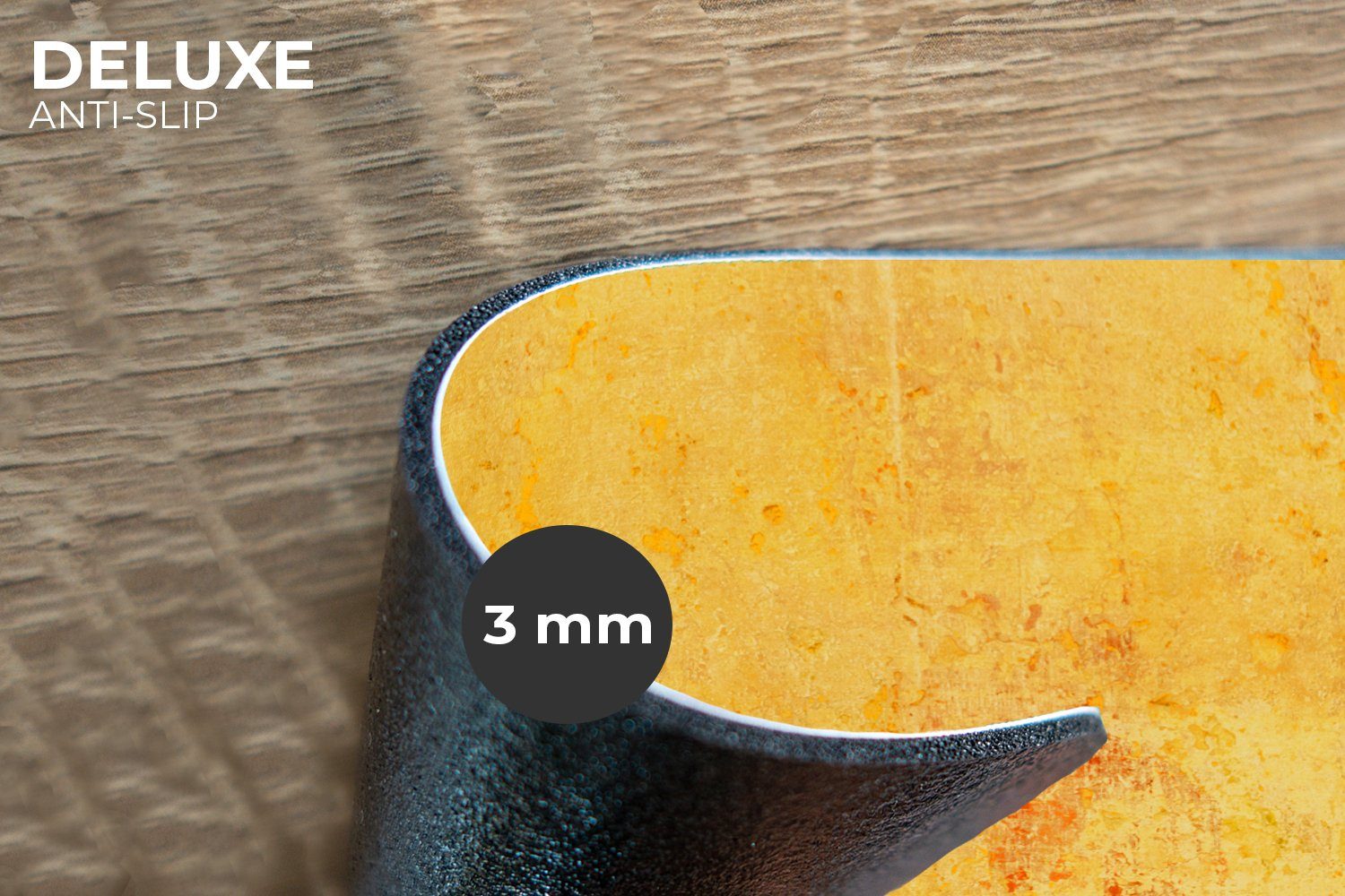 MuchoWow Platzset Wand - Gelb - Stein, (6-St), Platzsets, Tischset, Abwasch günstig online kaufen