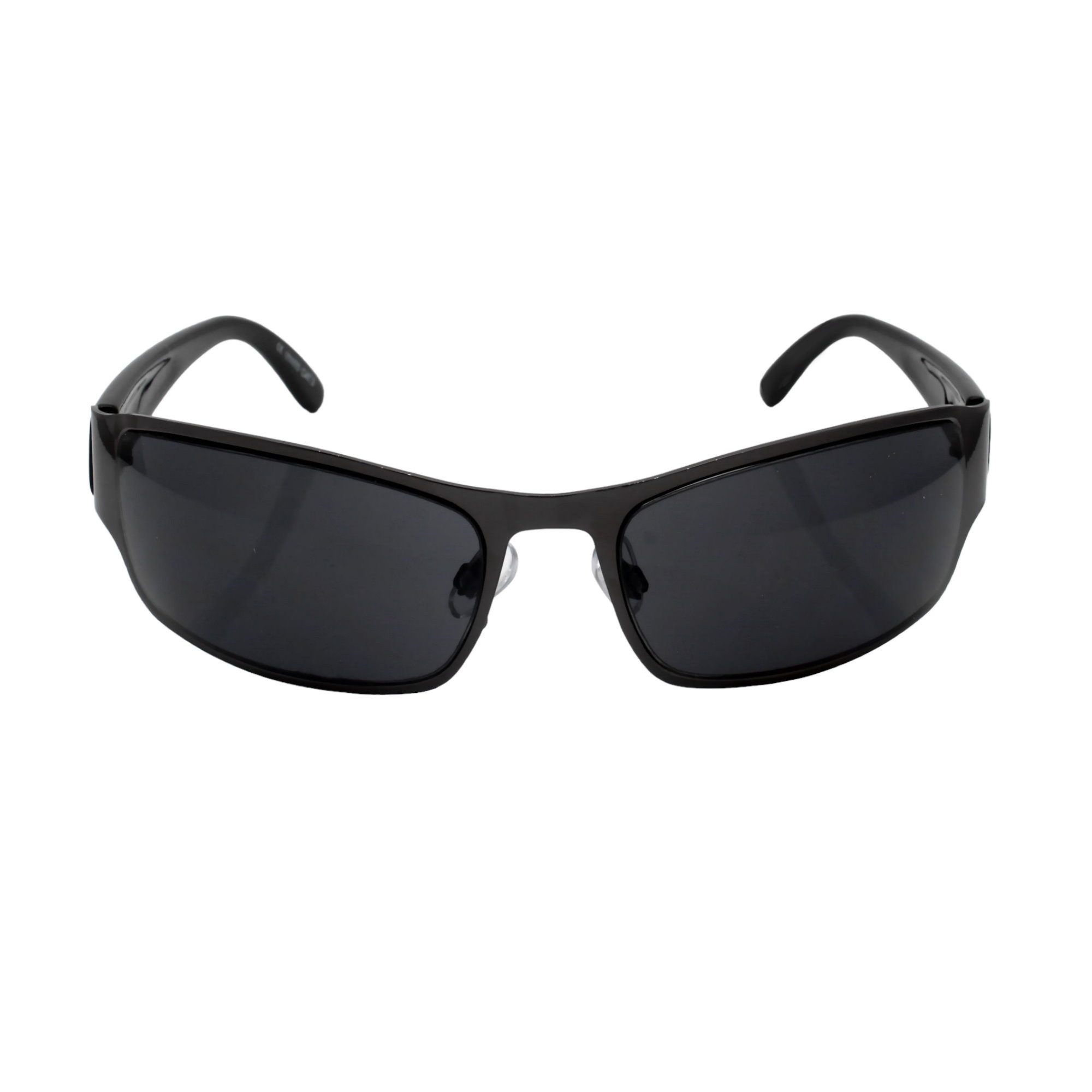 Rennec Sonnenbrille (Biker Sonnenbrille mit Softetui) Schwarz Getön, Schmal günstig online kaufen