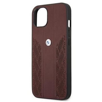 BMW Smartphone-Hülle BMW Curve Perforate Serie Apple iPhone 13 Mini Hard Case Cover Rot