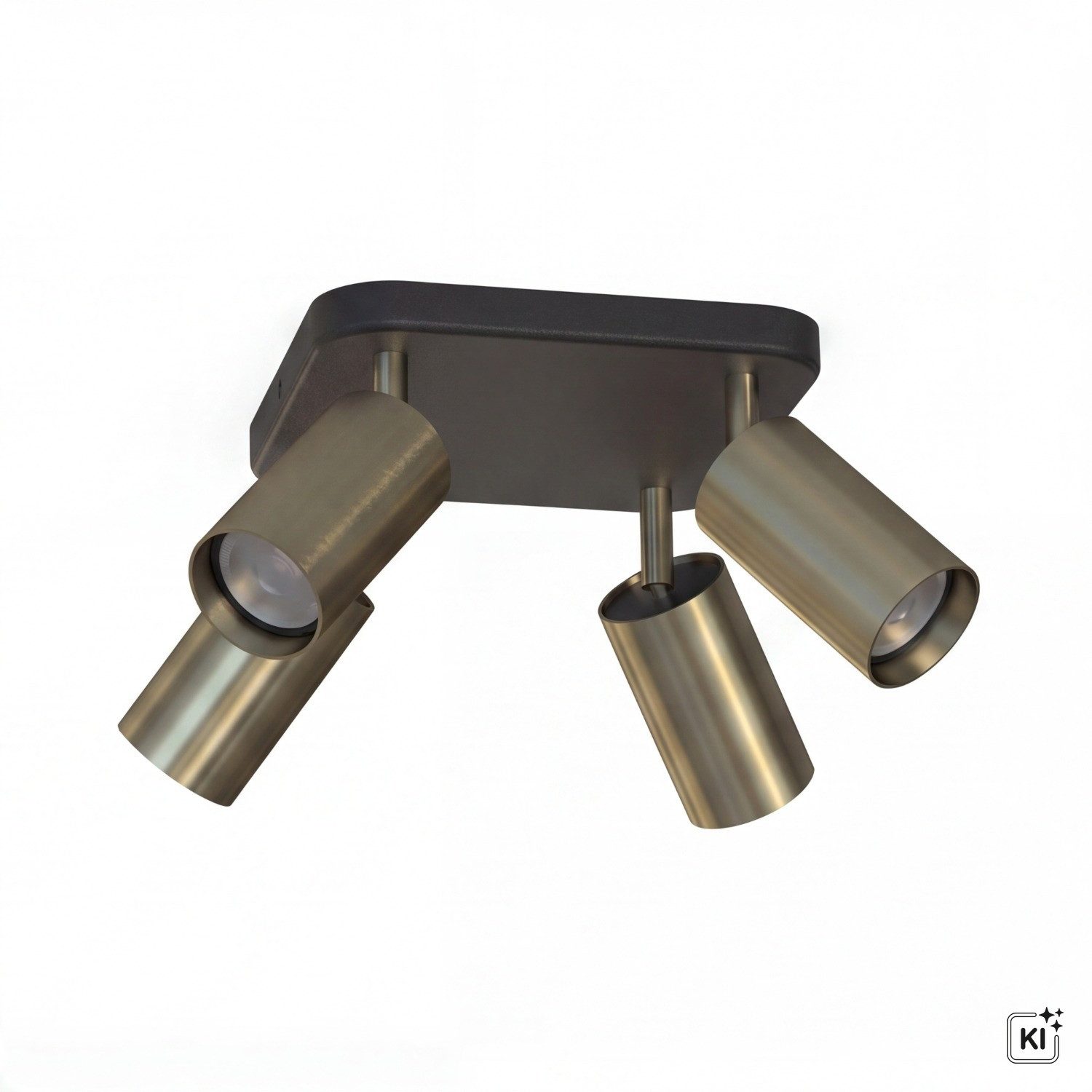 Licht-Erlebnisse Deckenstrahler EYE, ohne Leuchtmittel, Spot Strahler quadratisch B:19,5cm GU10 Wohnzimmer