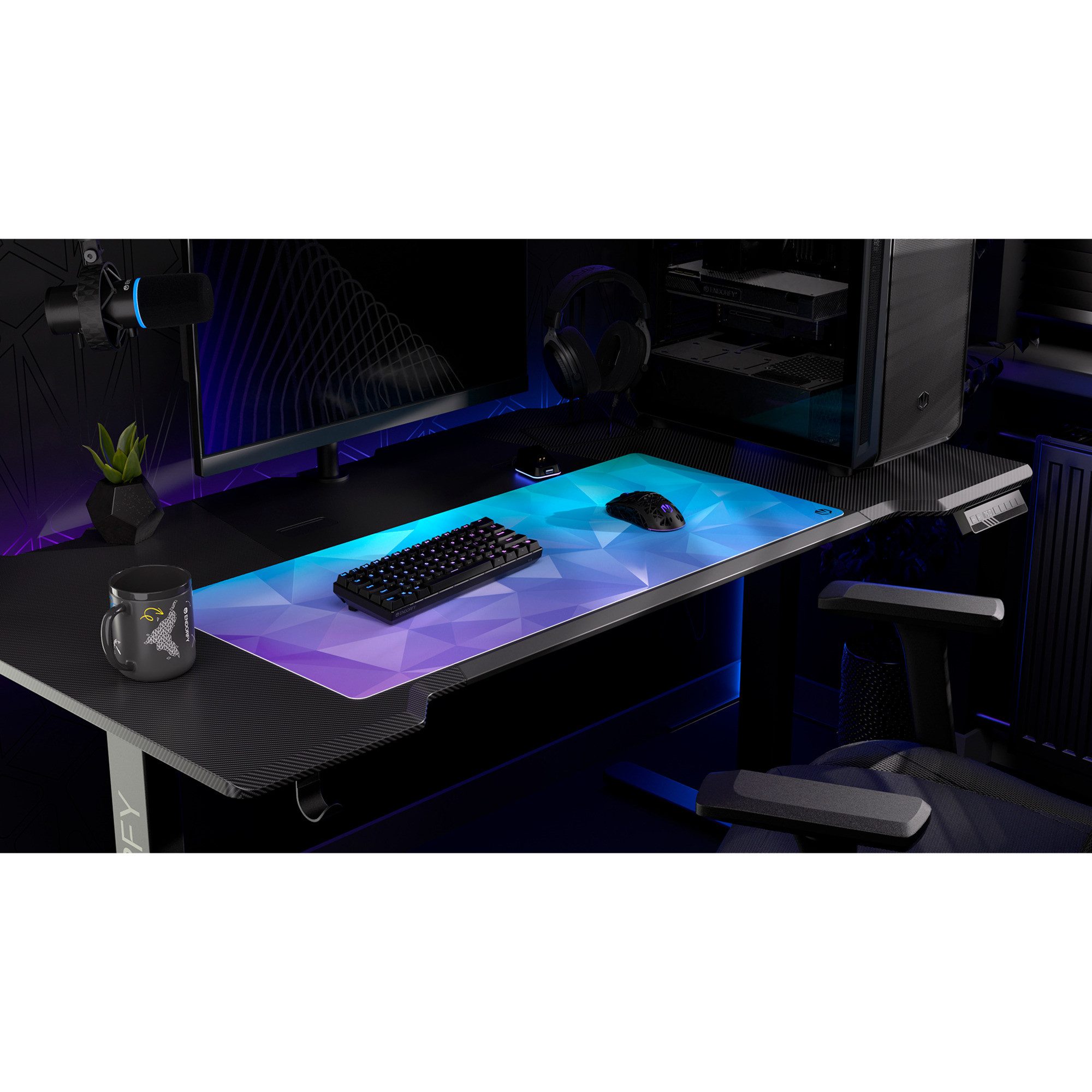 ENDORFY Gaming Mauspad ENDORFY Crystal Blue XL, Gaming-Mauspad