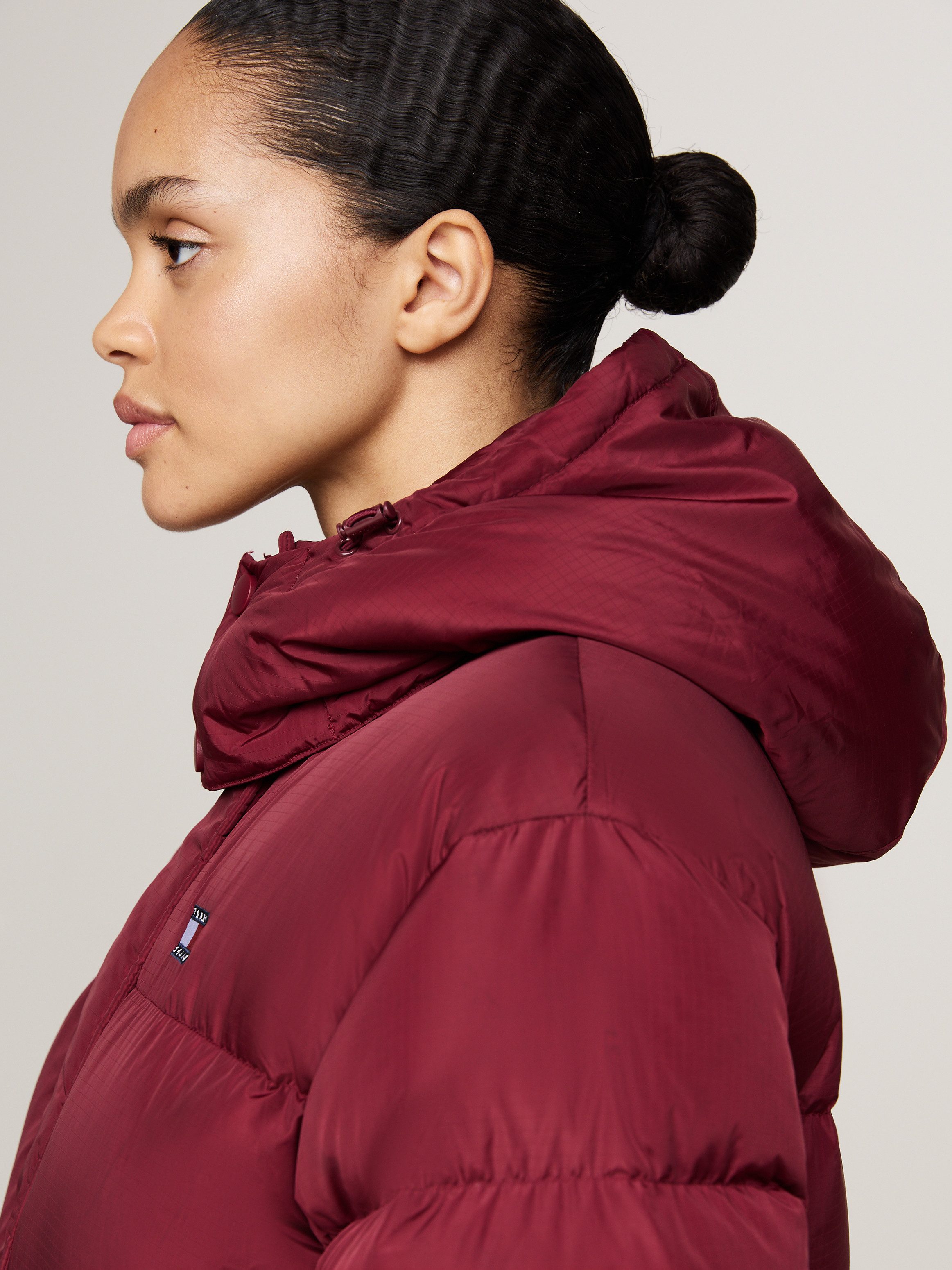 Tommy Jeans Curve Steppmantel TJW ALASKA LONG PUFFER EXT in Großen Größen günstig online kaufen