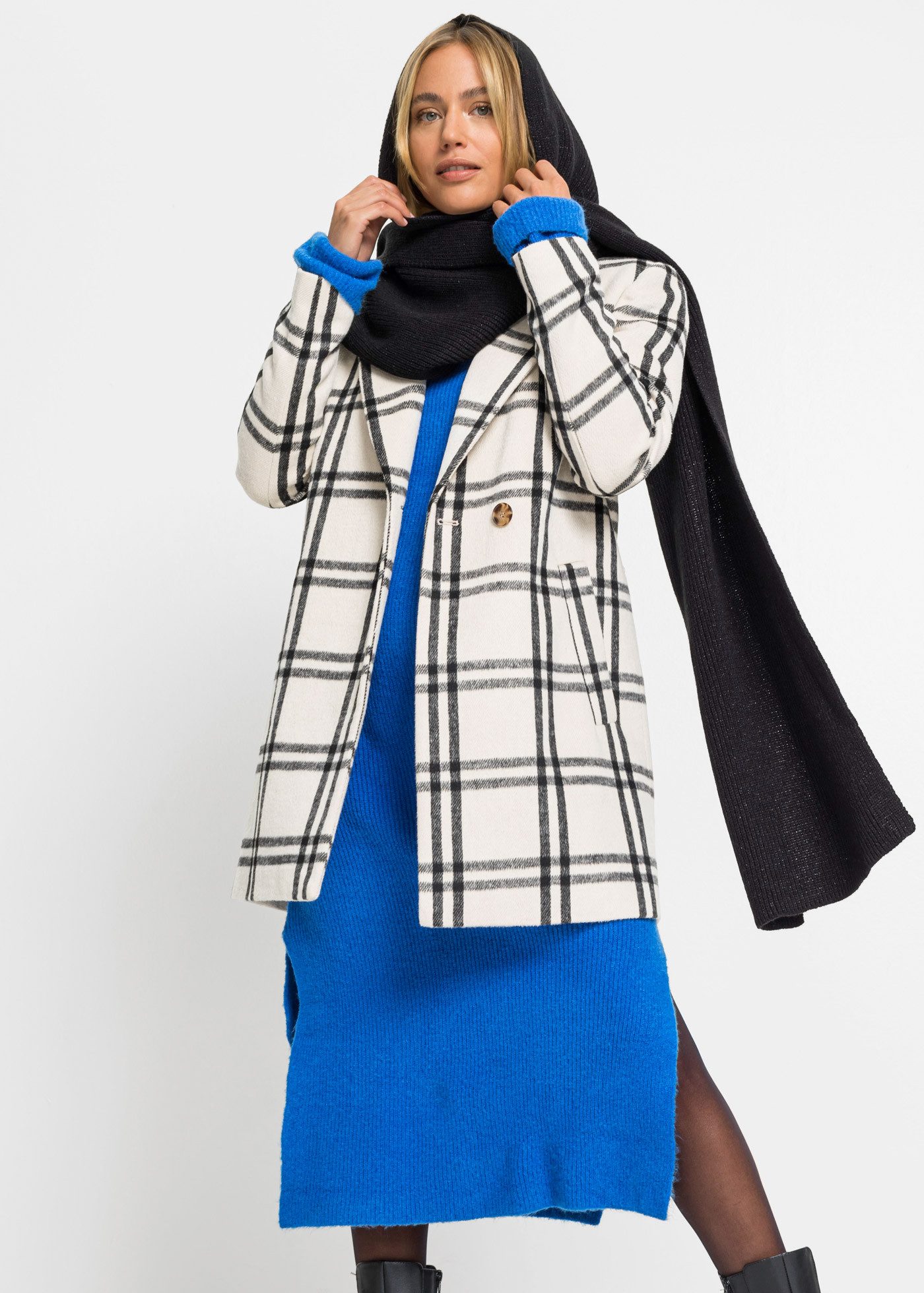 bonprix Schal, Kapuzenschal mit Glitzereffekt günstig online kaufen