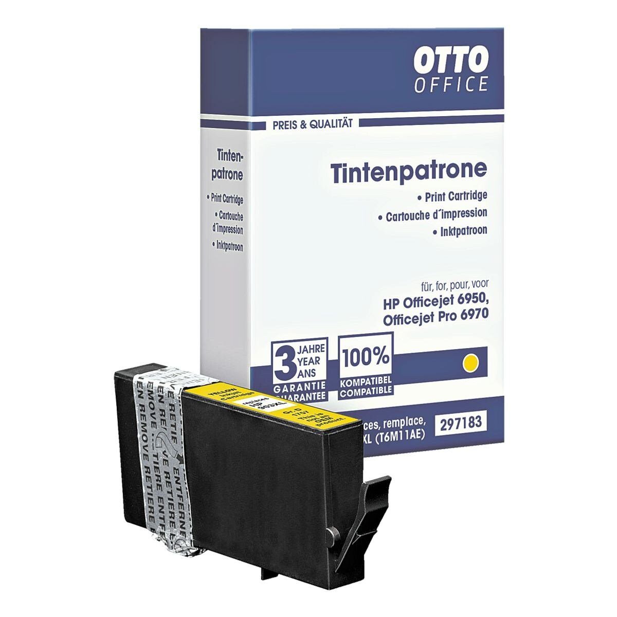 Otto Office  Office T6M11AE Tintenpatrone (1-tlg., ersetzt HP »T6M11AE«, Nr. 903XL, gelb)