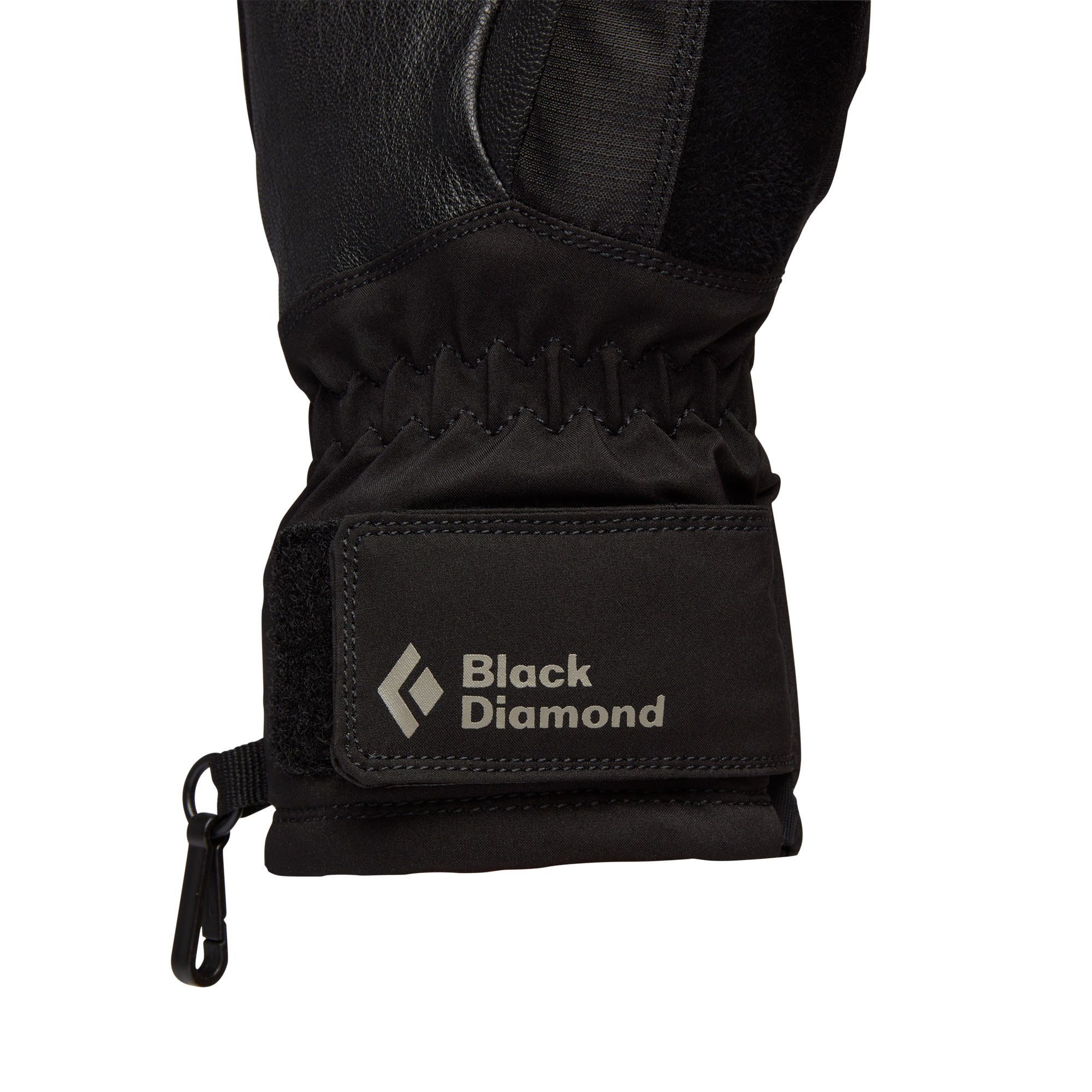W Diamond Accessoires Mission Diamond Black Glove Fleecehandschuhe Black Damen