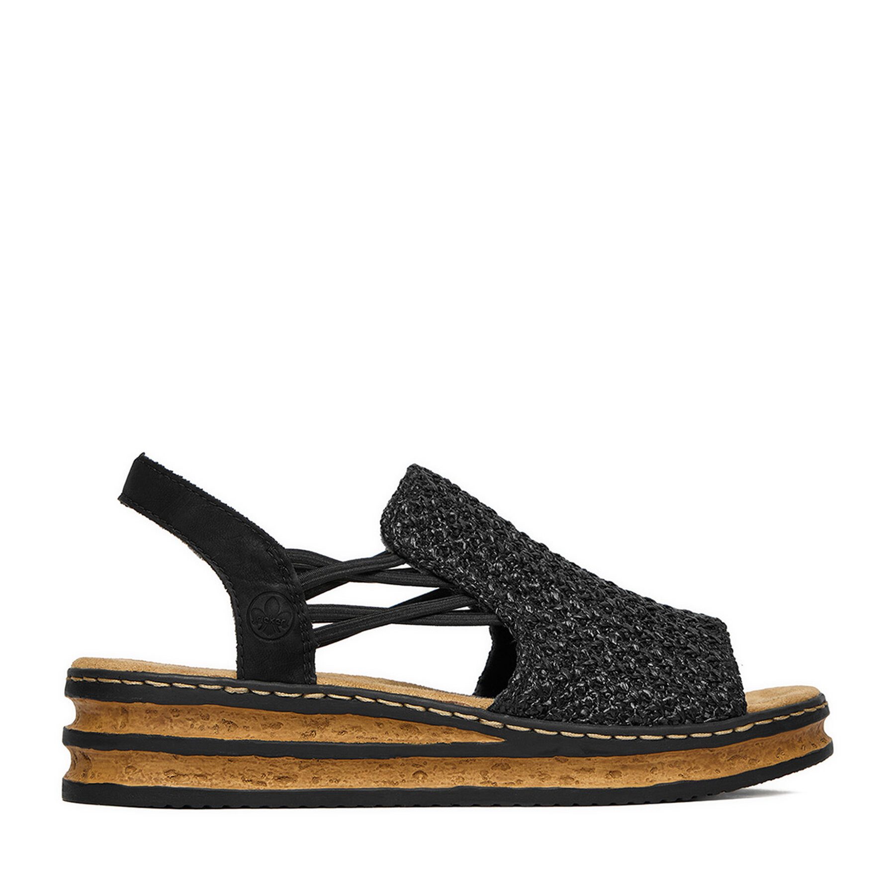 Rieker Rieker Damen-Sandalen Schwarz 62941-00 Sandale