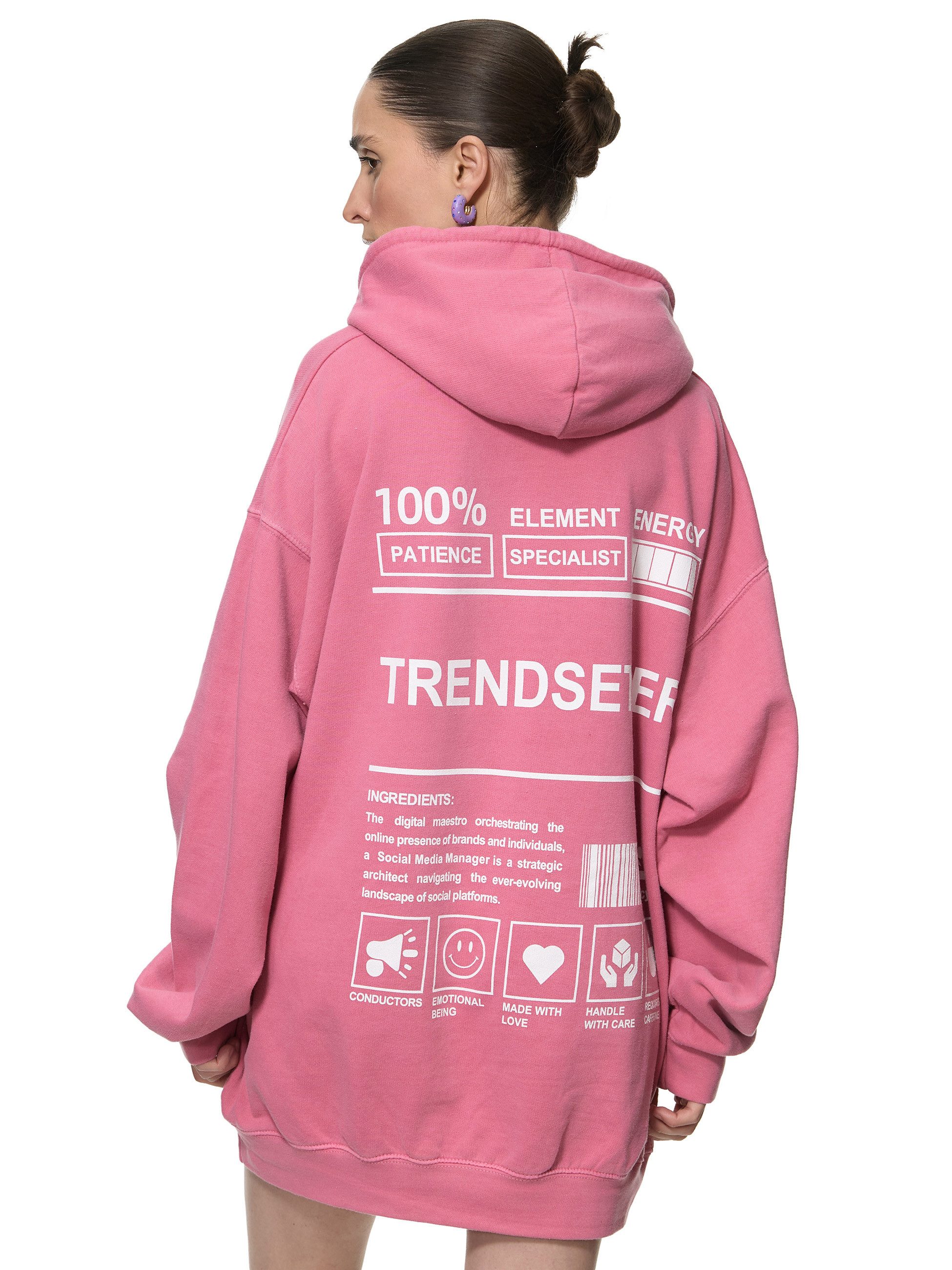 Worldclassca Hoodie Worldclassca Oversized TRENDSETTER Print günstig online kaufen