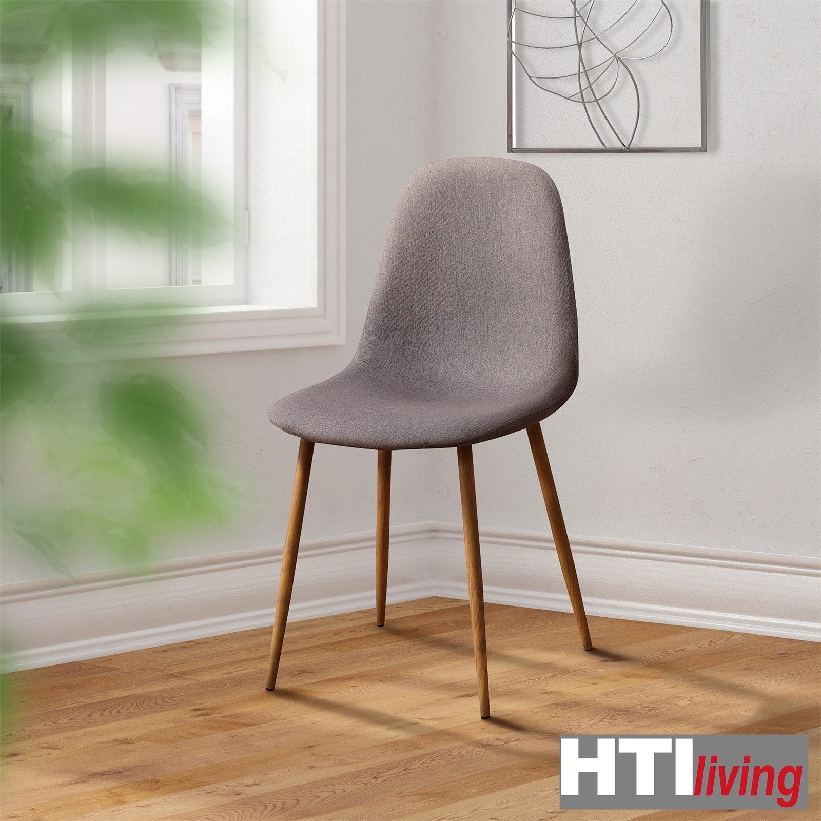 HTI-Living Polsterstuhl Esszimmerstuhl SavannahW 4er-Set Grau (Set, 4 St), günstig online kaufen