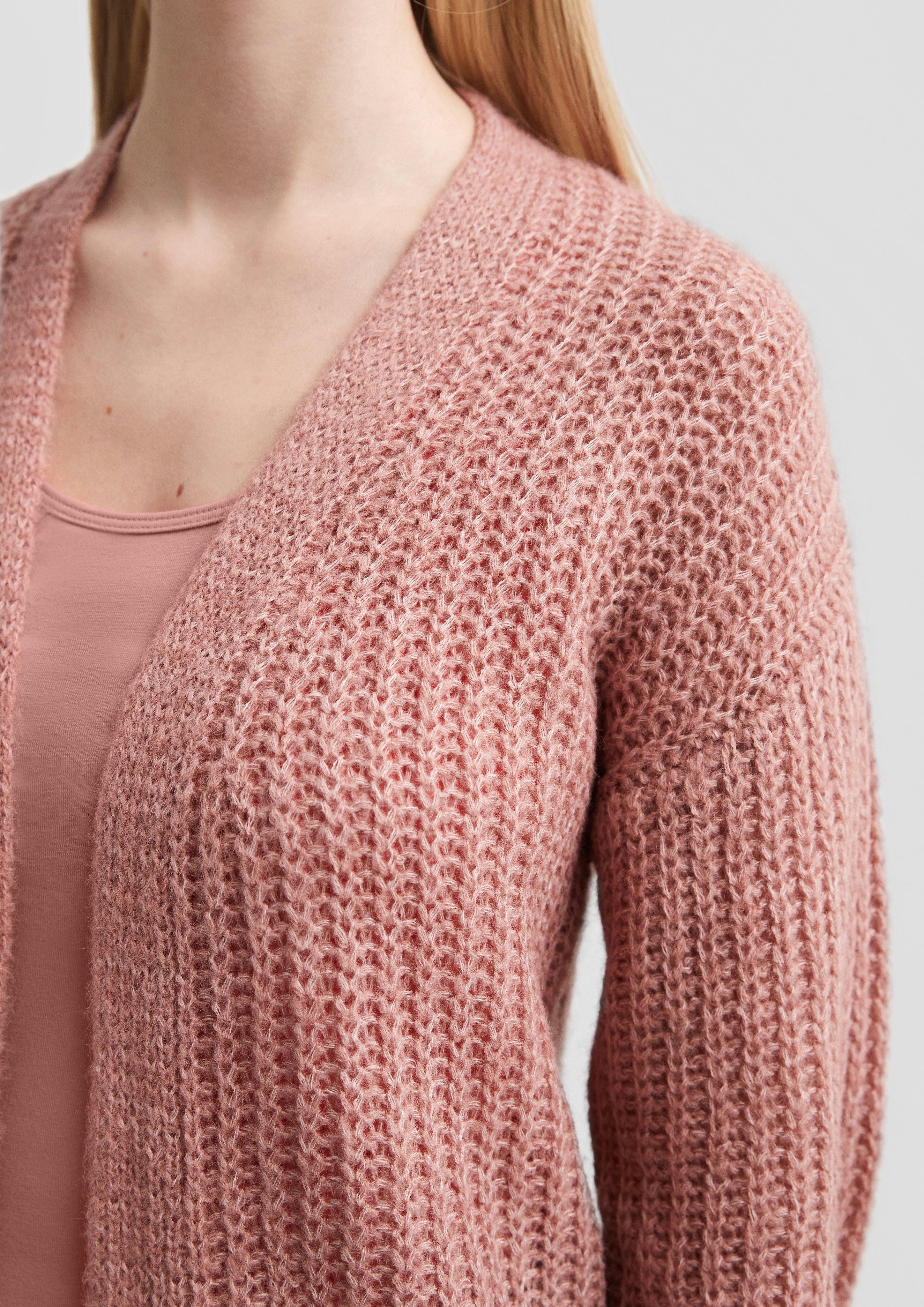 QS Funktionsjacke Locker gestrickte Jacke mit günstig online kaufen