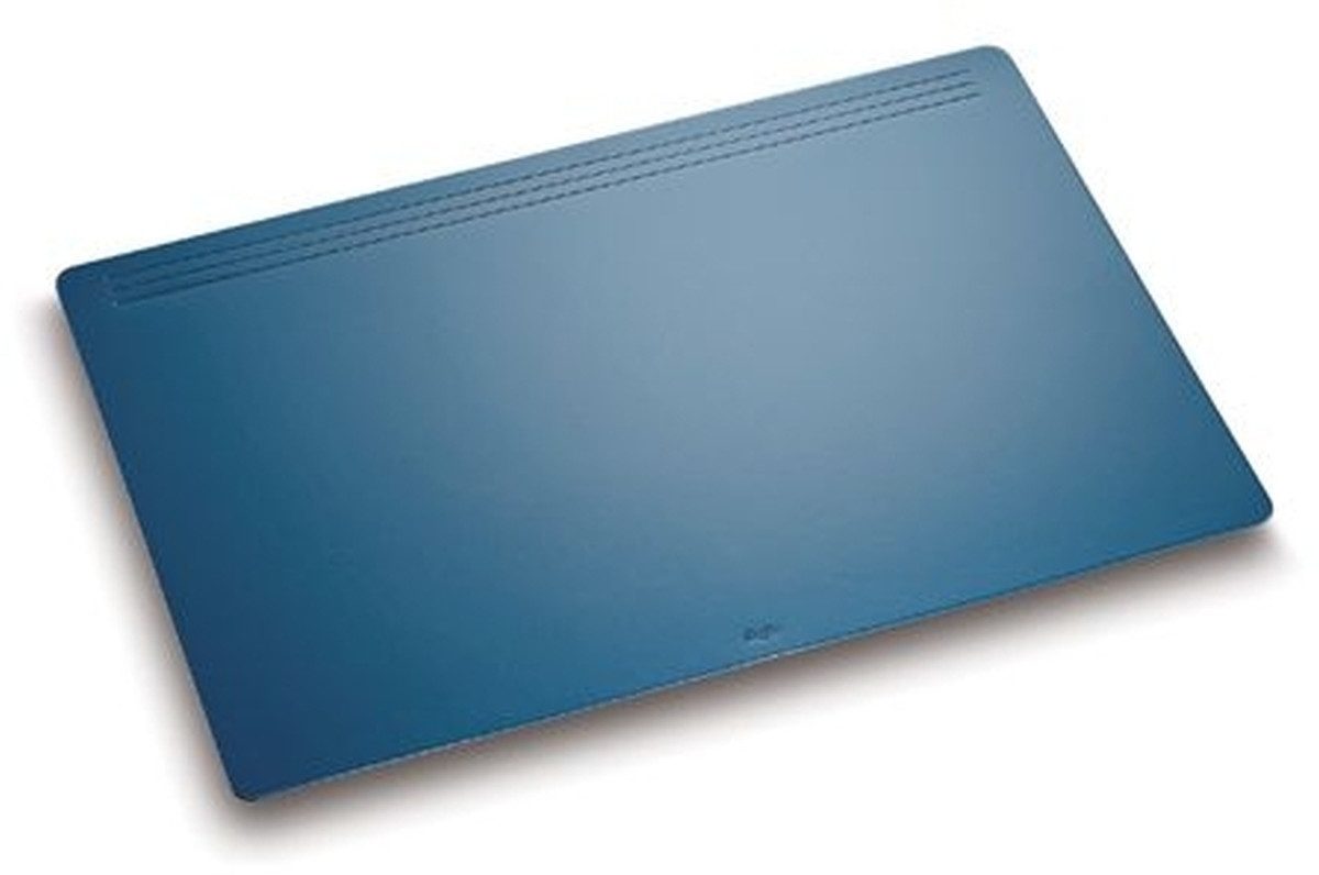 Läufer Schreibtischunterlage Schreibunterlage Matton 40x60 cm blau