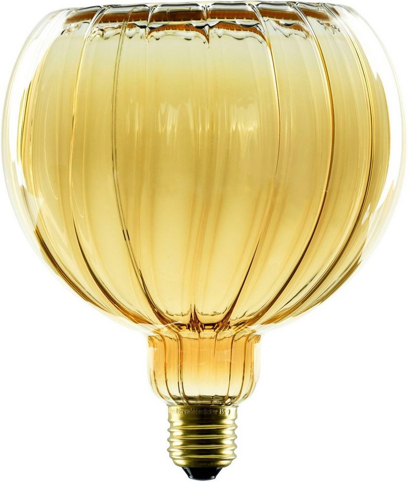 Globe straight St., dimmbar CRI E27, E27, LED Floating 150 LED SEGULA straight 4W, gold, Globe 1 90, LED-Leuchtmittel Extra-Warmweiß, gold, 150 Floating