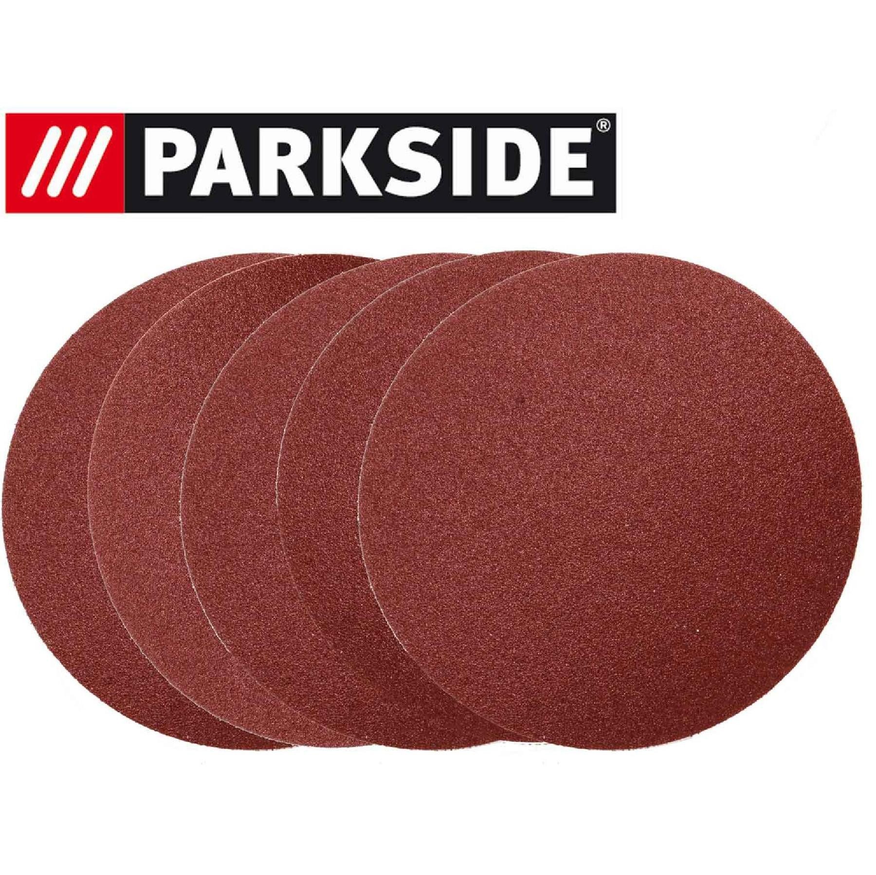Parkside Schleifpapier Schleifpapier Tellerschleifer PTSG 140 B2 - IAN 290842 304699, (Set, 15 St., je 5 Schleifpapierscheiben mit 80er, 150er und 240er Körnung), Schleifblatt PTSG 140 B2 - LIDL IAN 290842 5x K80 + 5xK150 + 5x K240