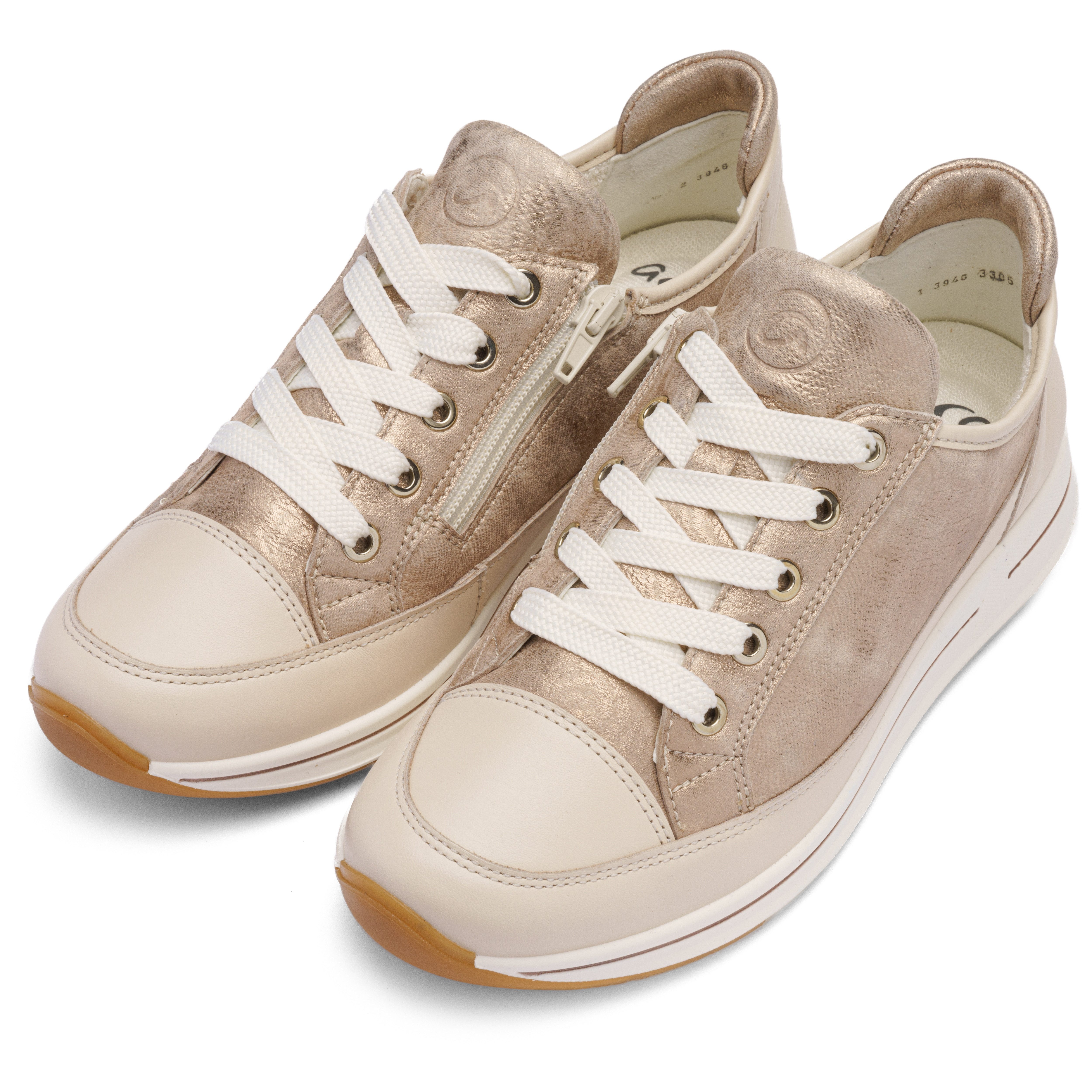 Ara OSAKA Keilsneaker, Freizeitschuh, Halbschuh, Schnürschuh mit Wechselfuß günstig online kaufen
