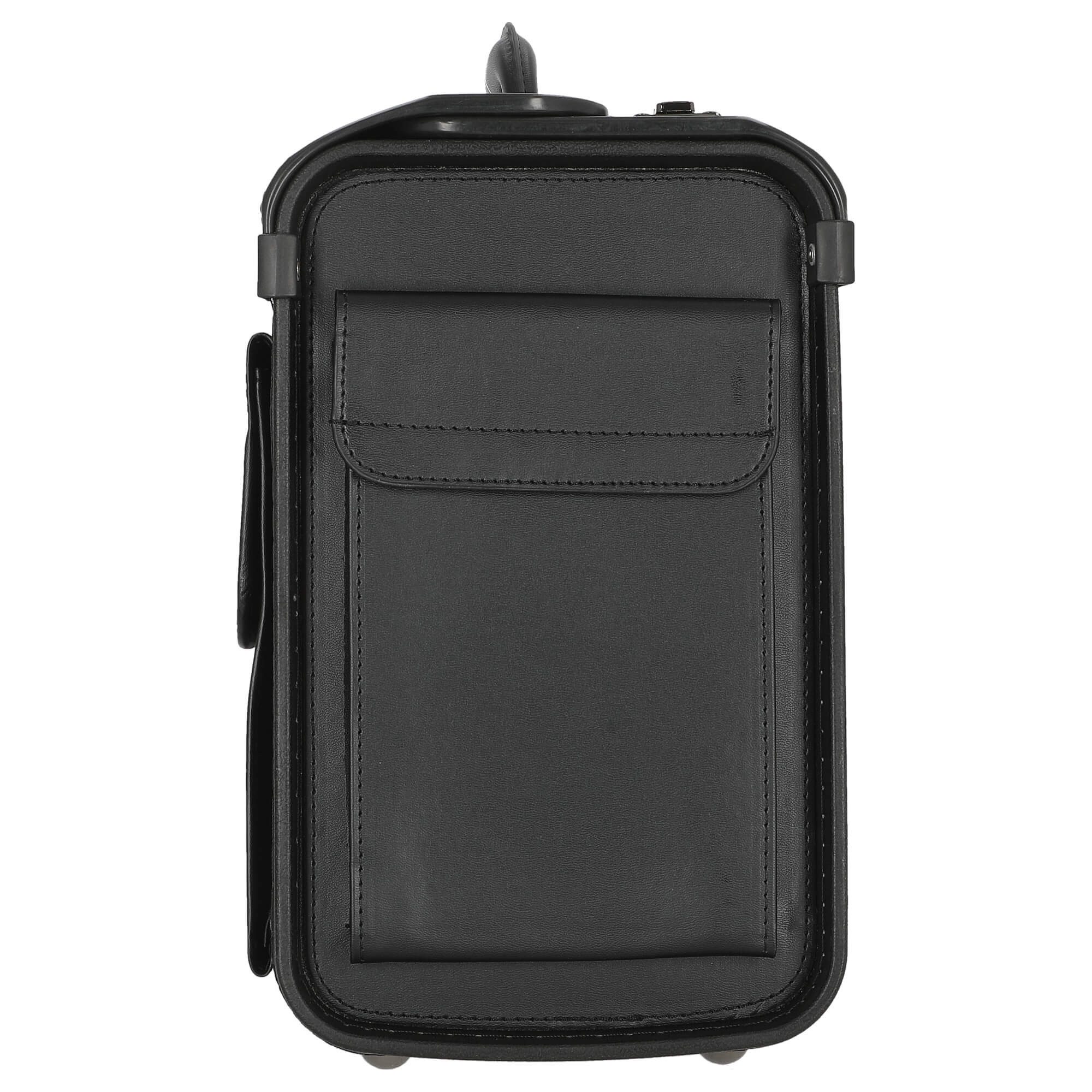 D&N Aktenkoffer Business - Pilotenkoffer 46 cm PU (schwarz)