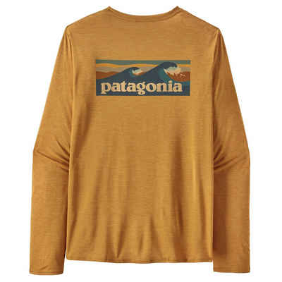 Patagonia Langarmshirt Patagonia Mens Long-Sleeved Capilene Cool Daily Graphic Shirt Waters