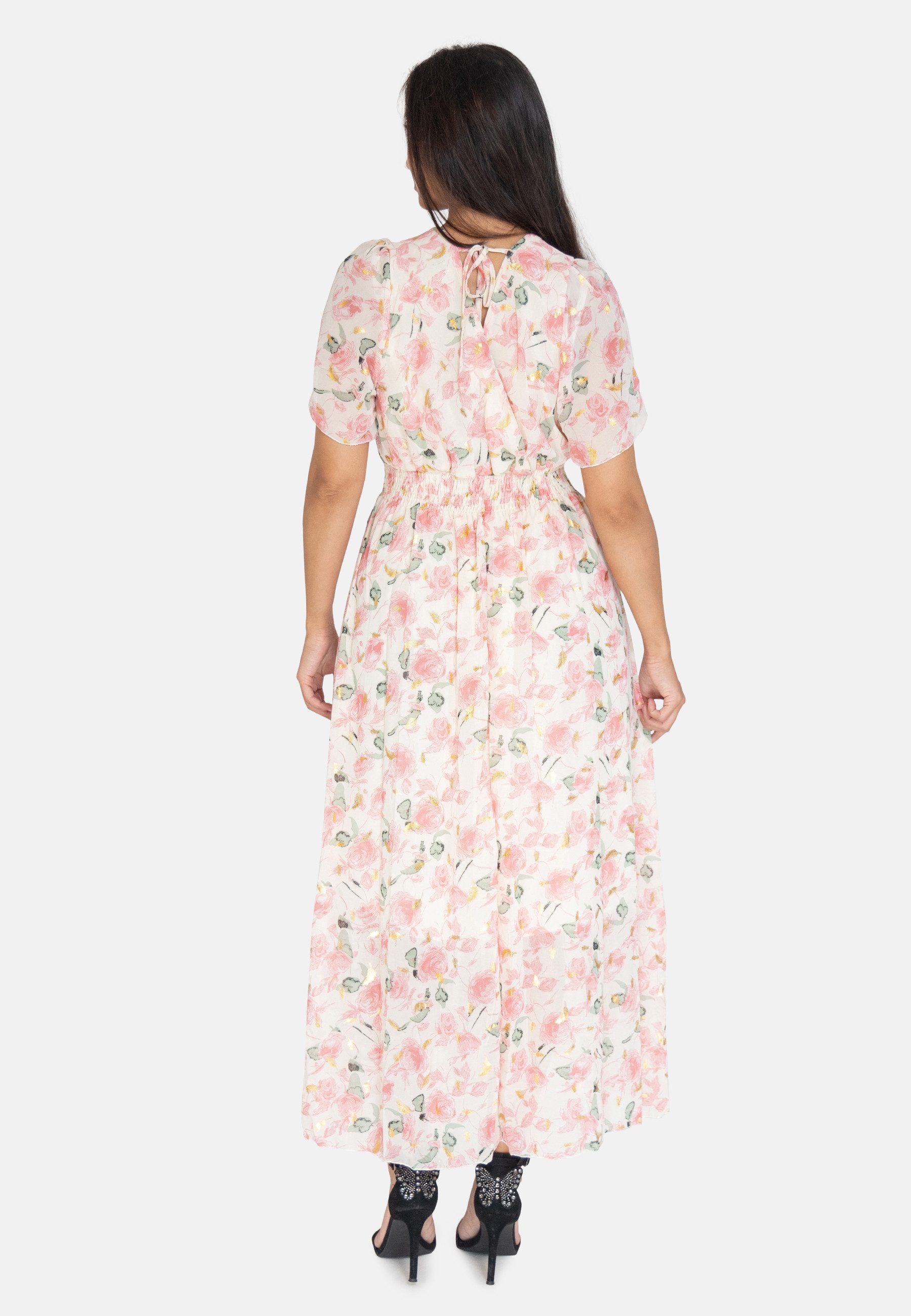 Elara Sommerkleid Elara Damen Sommerblumenkleid (1-tlg) günstig online kaufen