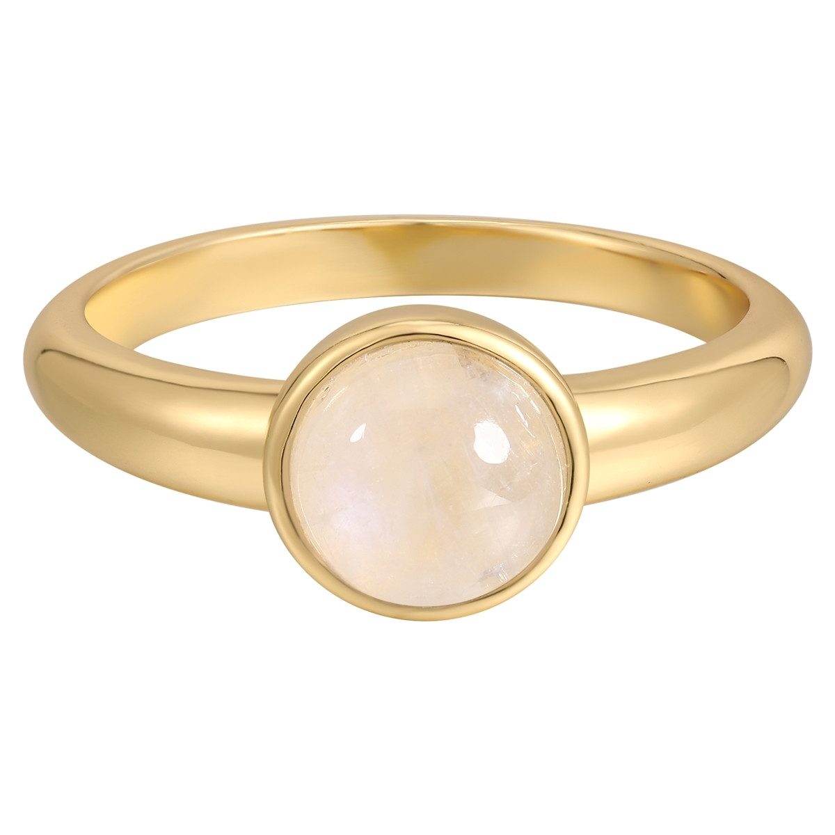 Silberring gelbgold