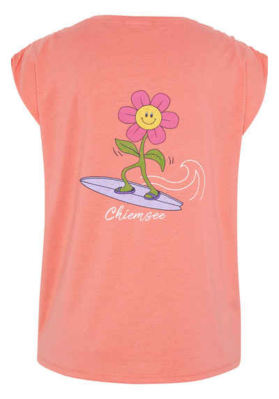 Chiemsee Spaghettitop Top mit Frontprint im Surf-Look 1