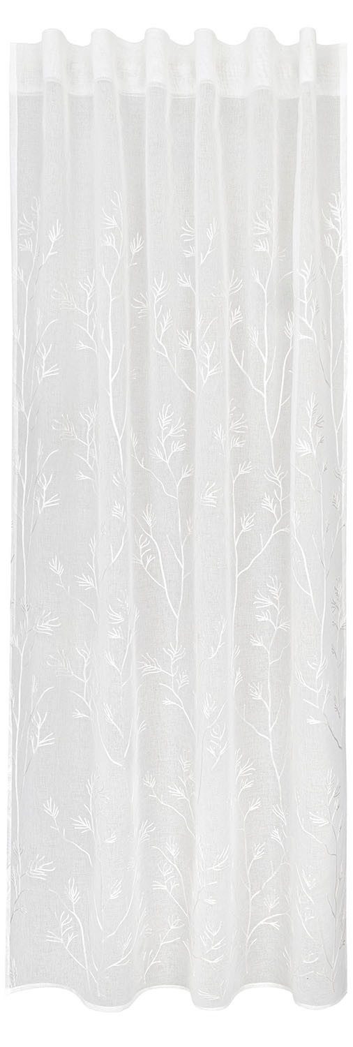 Gerster Gardine Eila (1 St), Schlaufen, transparent, SB-Gardine "Eila"