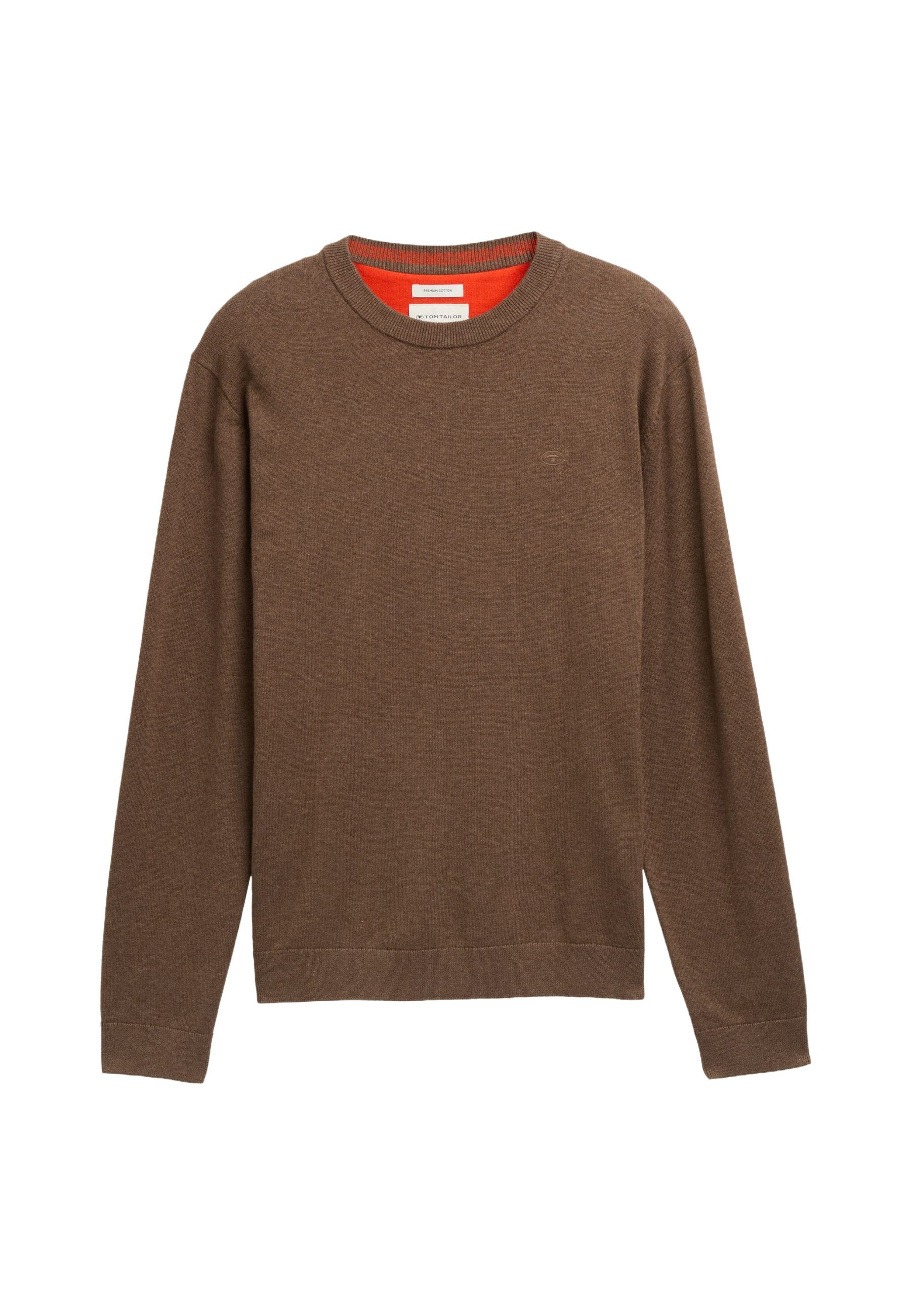 TOM TAILOR Strickpullover Pullover Basic Strickpullover R-Neck (1-tlg) günstig online kaufen